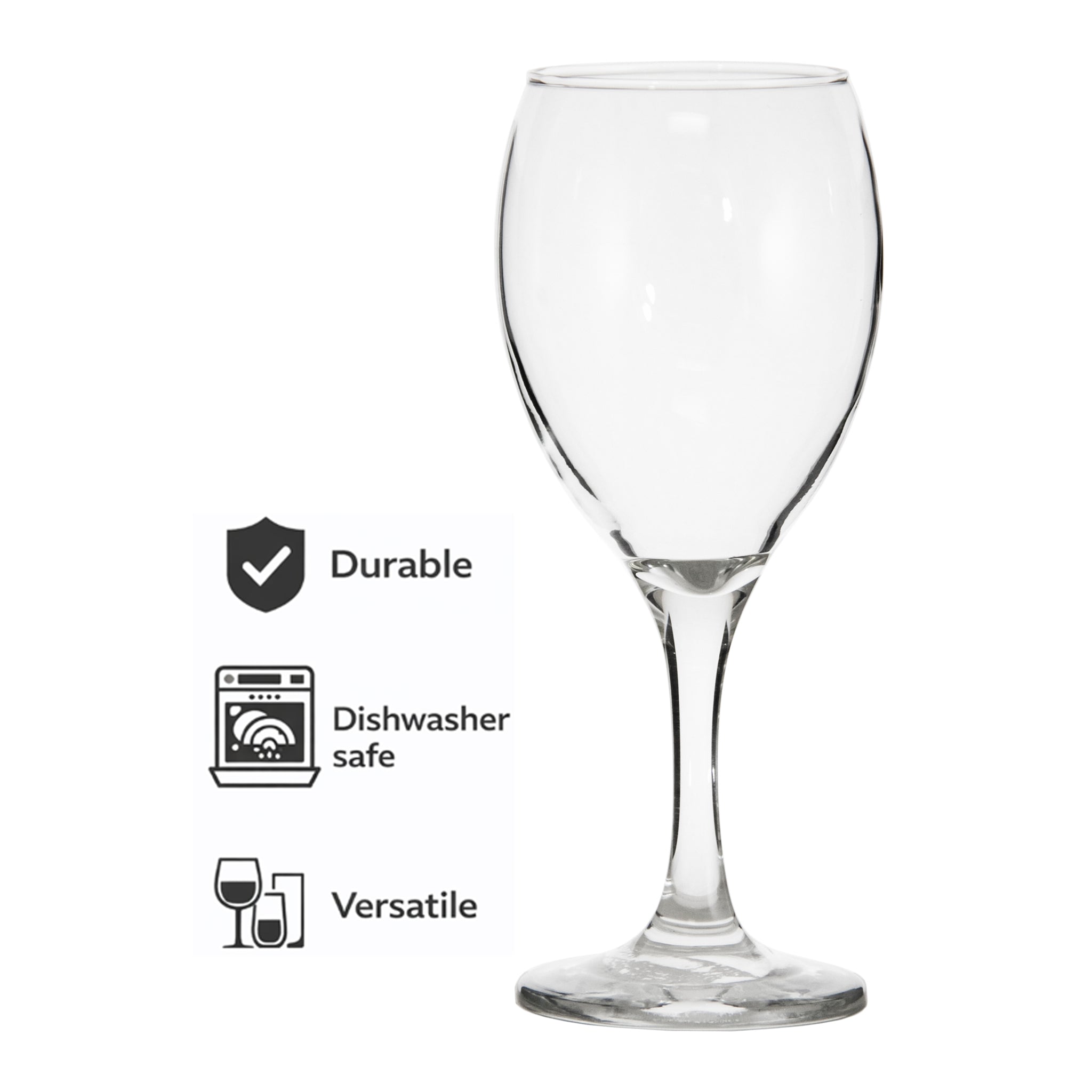 REGENT MANHATTAN STEMMED RED WINE GLASS, 300ML
