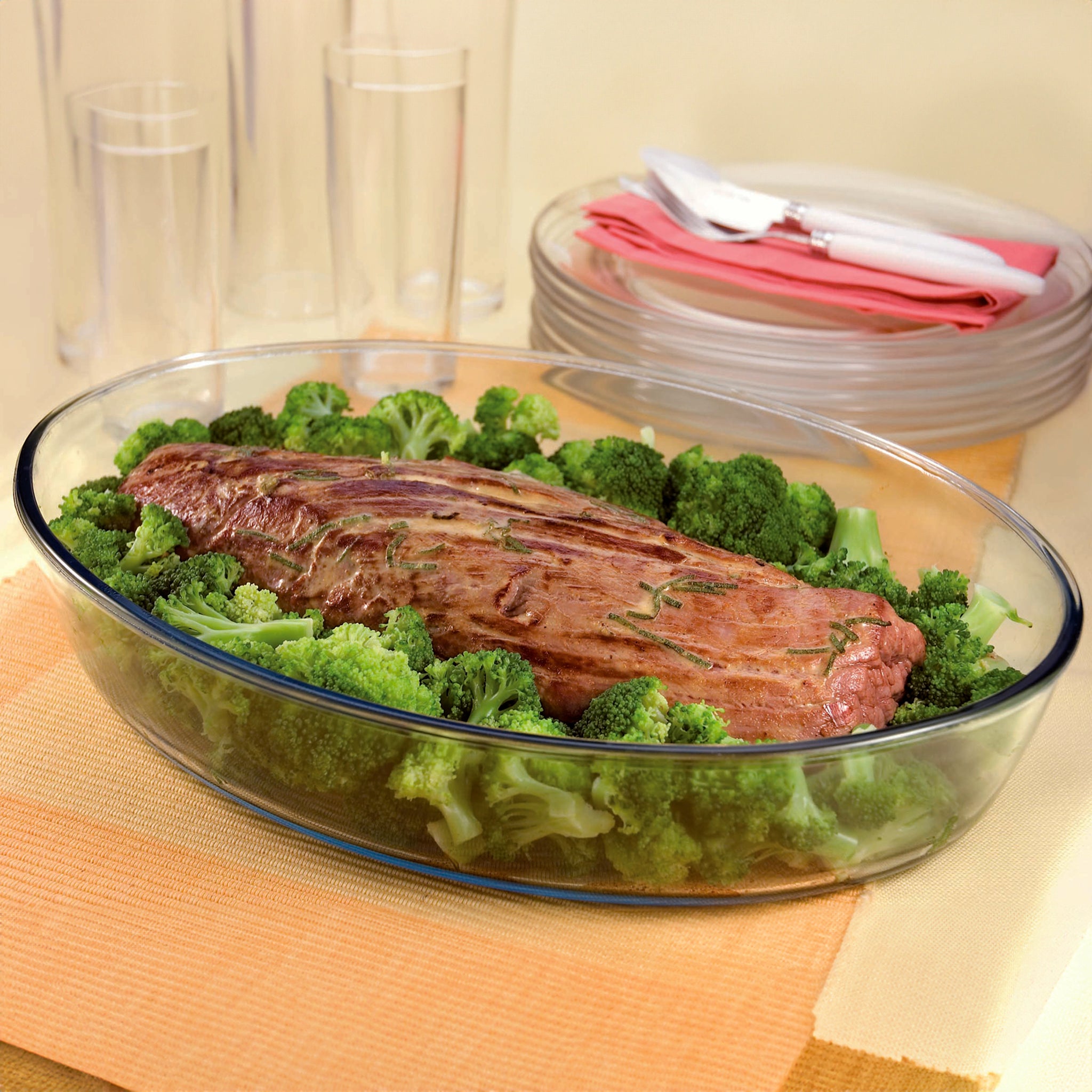 MARINEX OVAL BAKING DISH, 2.4L