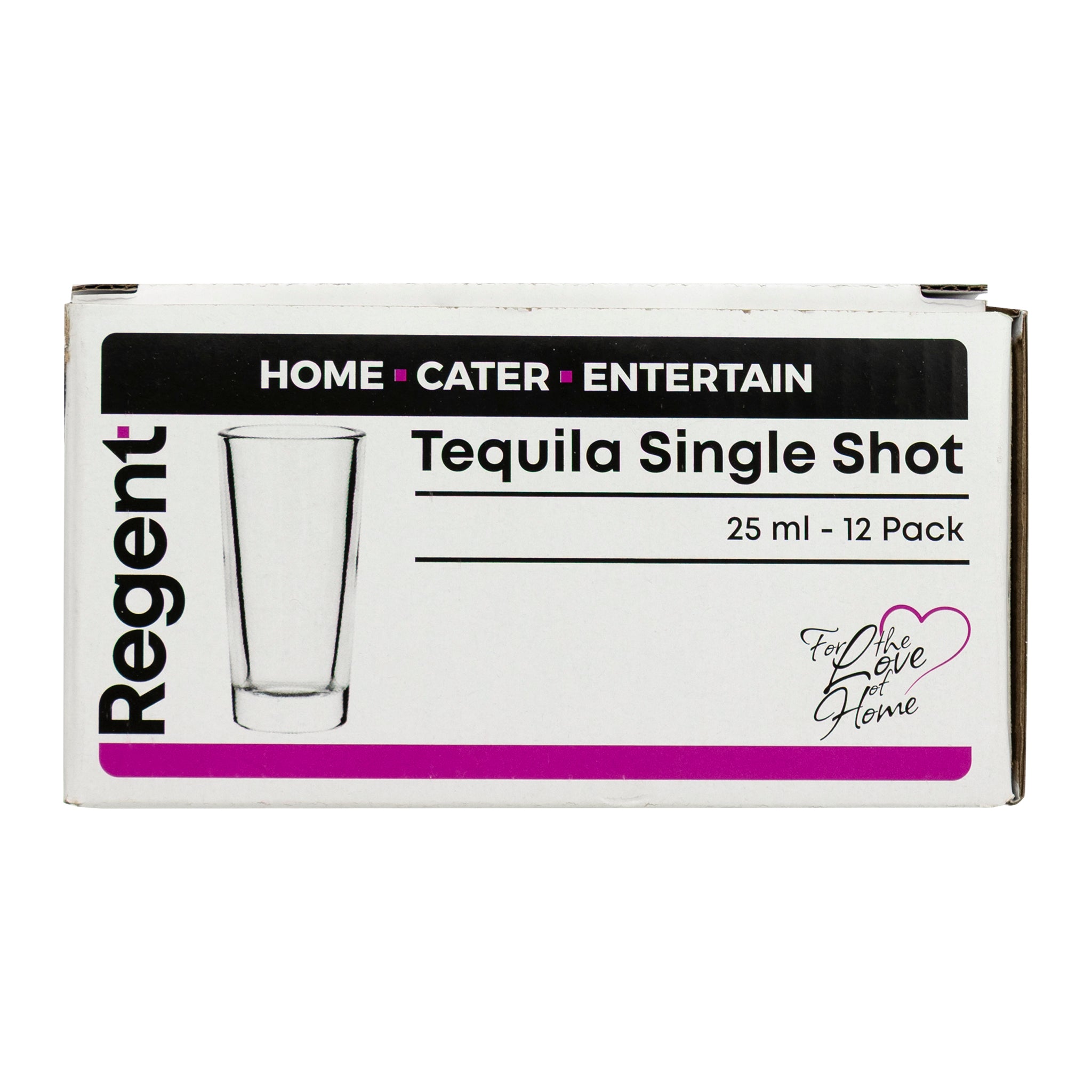 REGENT TEQUILA SHOOTER GLASSES 25ML, 12PK