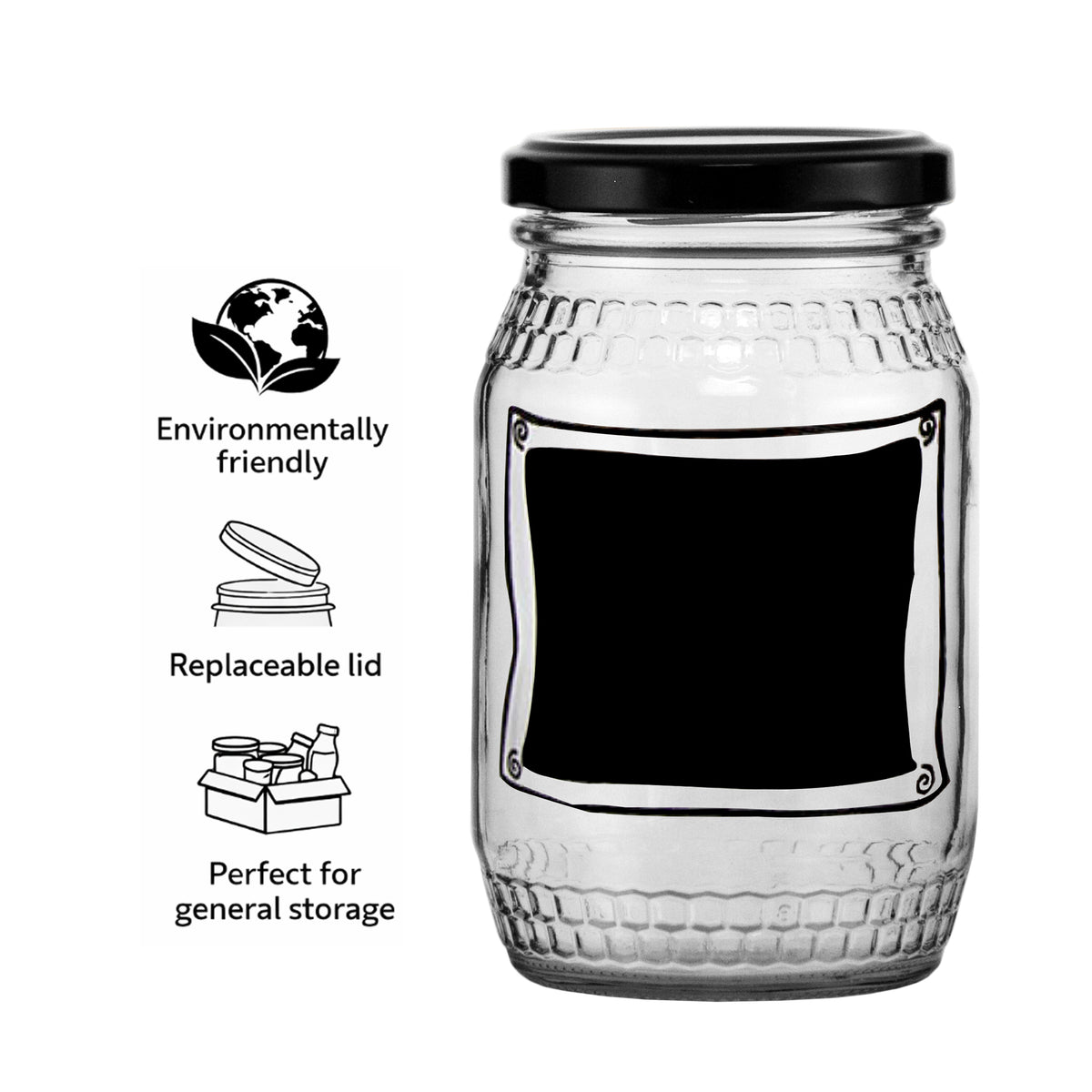 REGENT CHALKBOARD NOTES JARS 4PK, 352ML