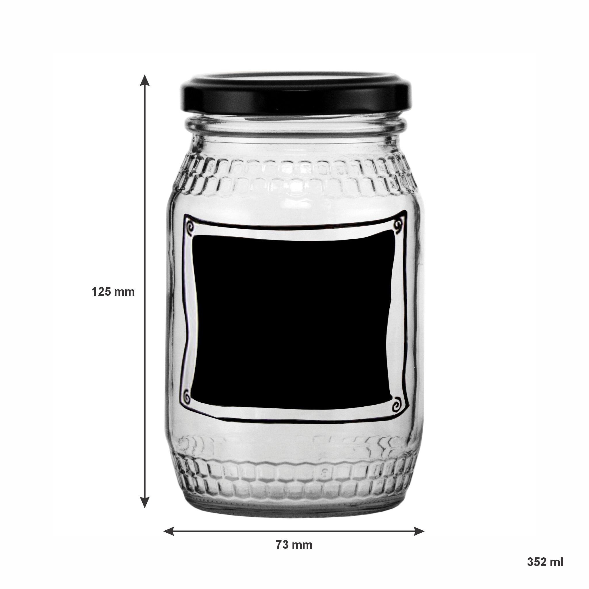 REGENT CHALKBOARD NOTES JARS 4PK, 352ML