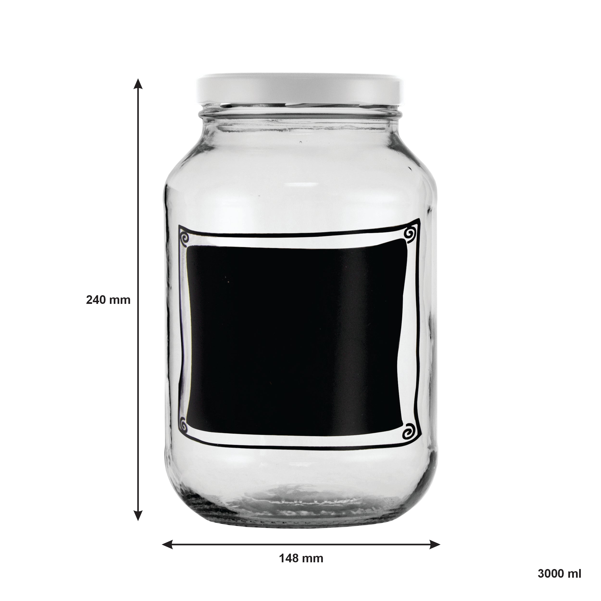 REGENT CHALKBOARD NOTES JARS 2PK, 3L