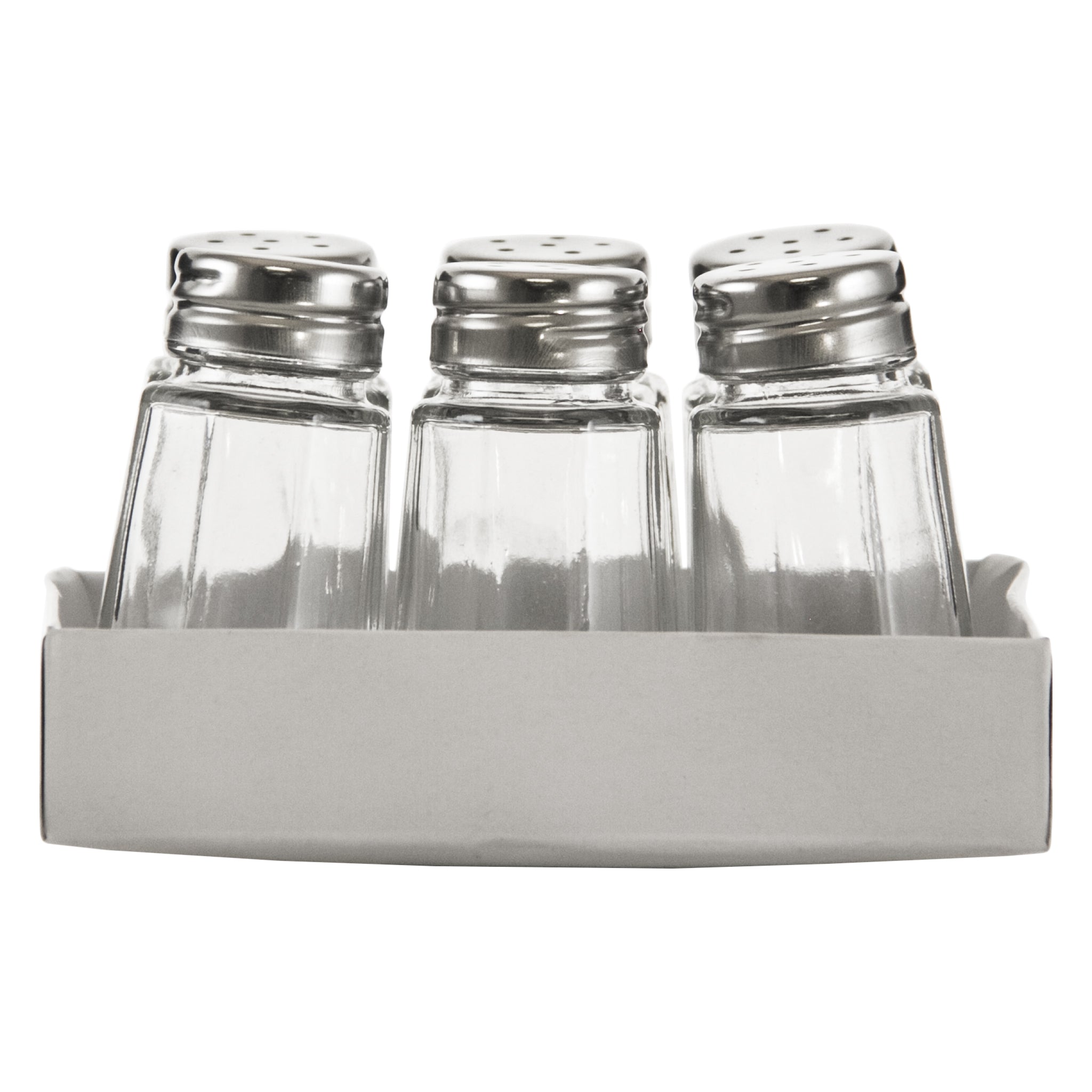 REGENT SALT & PEPPER GLASS SHAKERS 6PK, 35ML