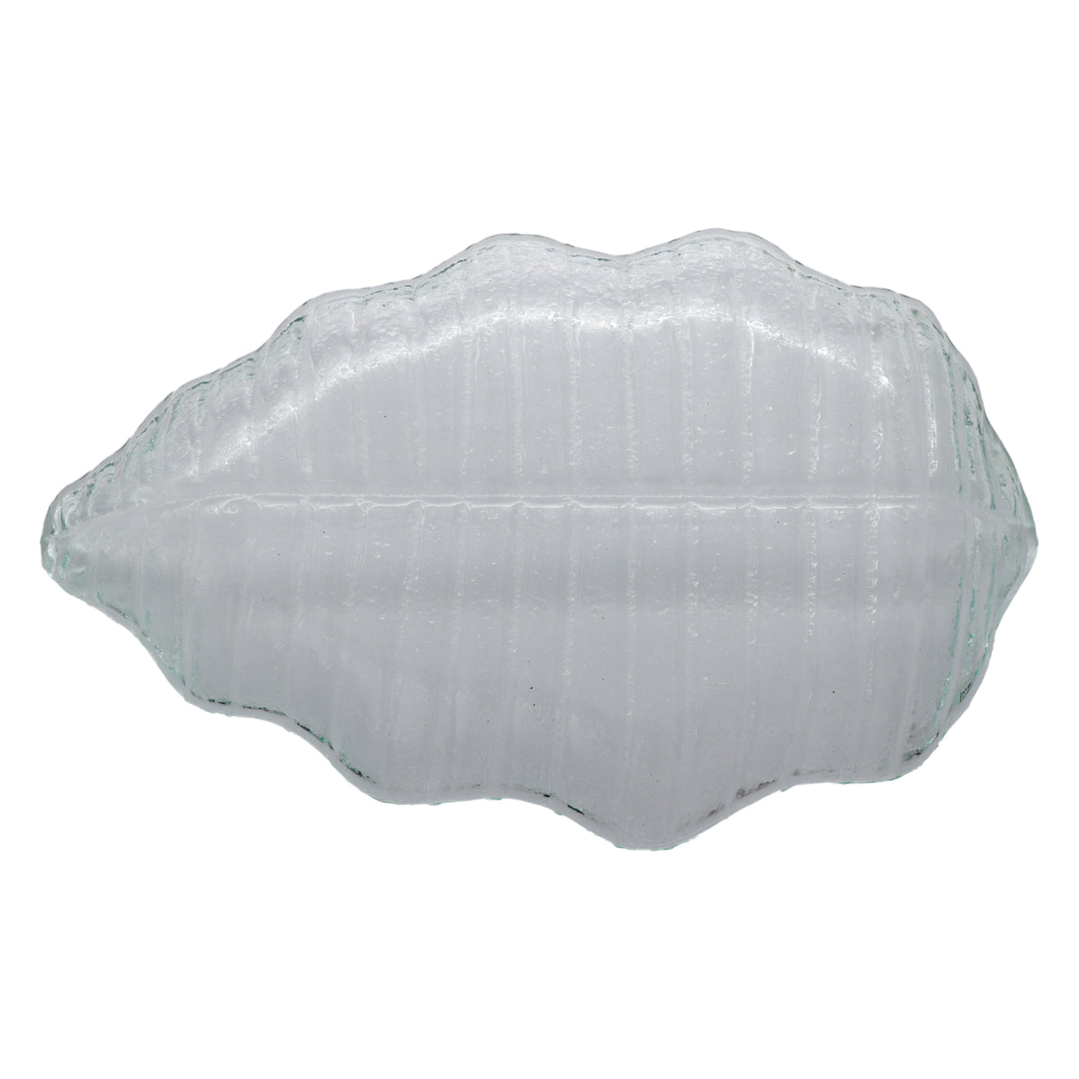 REGENT LEAF PLATTER BUBBLE GLASS - MEDIUM