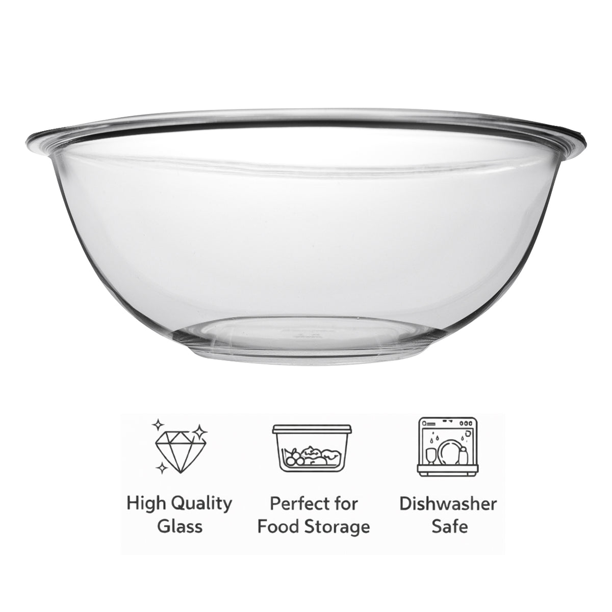 MARINEX GLASS MIXING BOWL, 3L