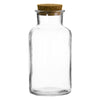 REGENT GLASS BOTTLE WITH CORK LID, 550ML