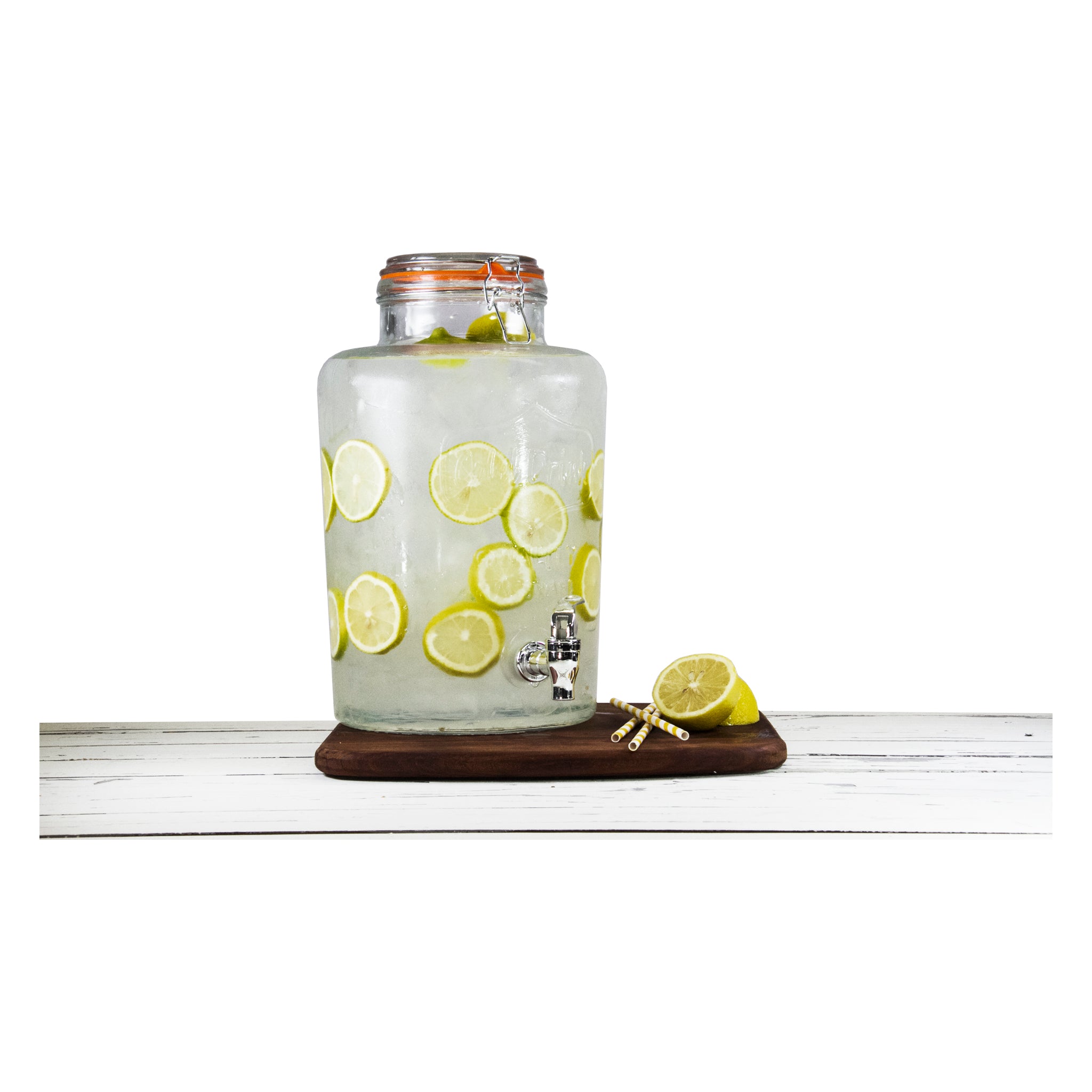 CONSOL BEVERAGE DISPENSER WITH CLIP-TOP LID, 7.6L