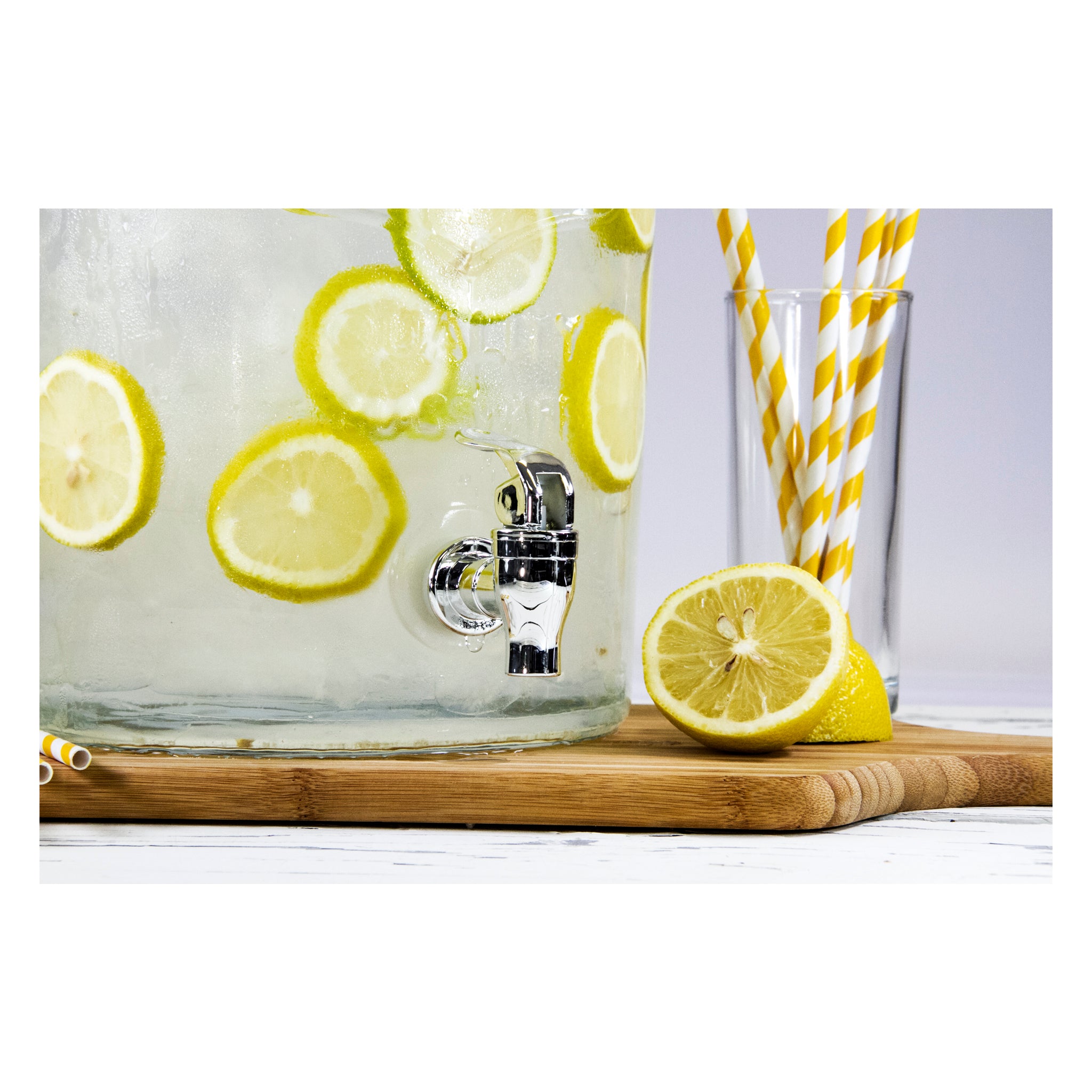 CONSOL BEVERAGE DISPENSER WITH CLIP-TOP LID, 7.6L