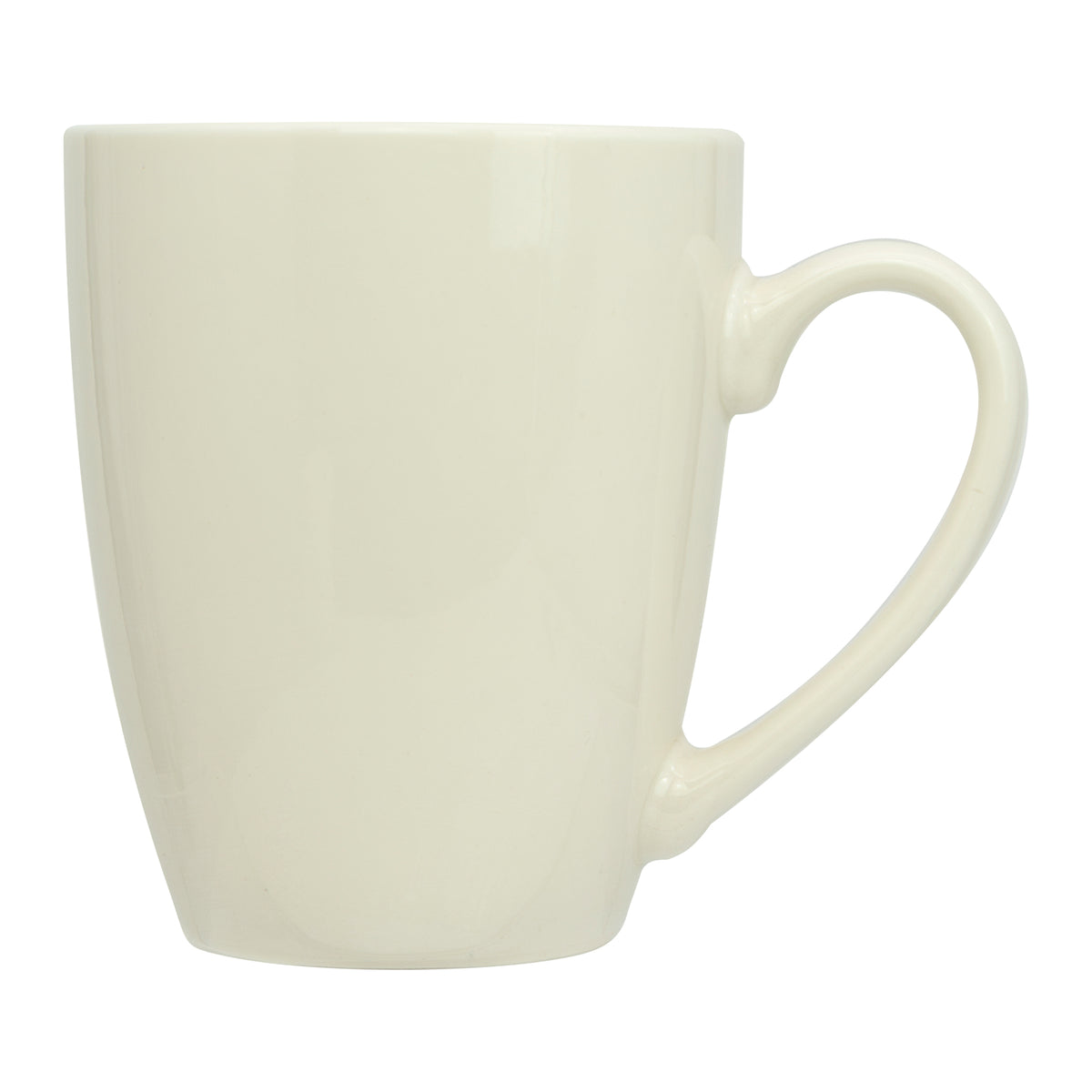 REGENT WHITE BULLET SHAPE COFFEE MUGS 4PK, 370ML