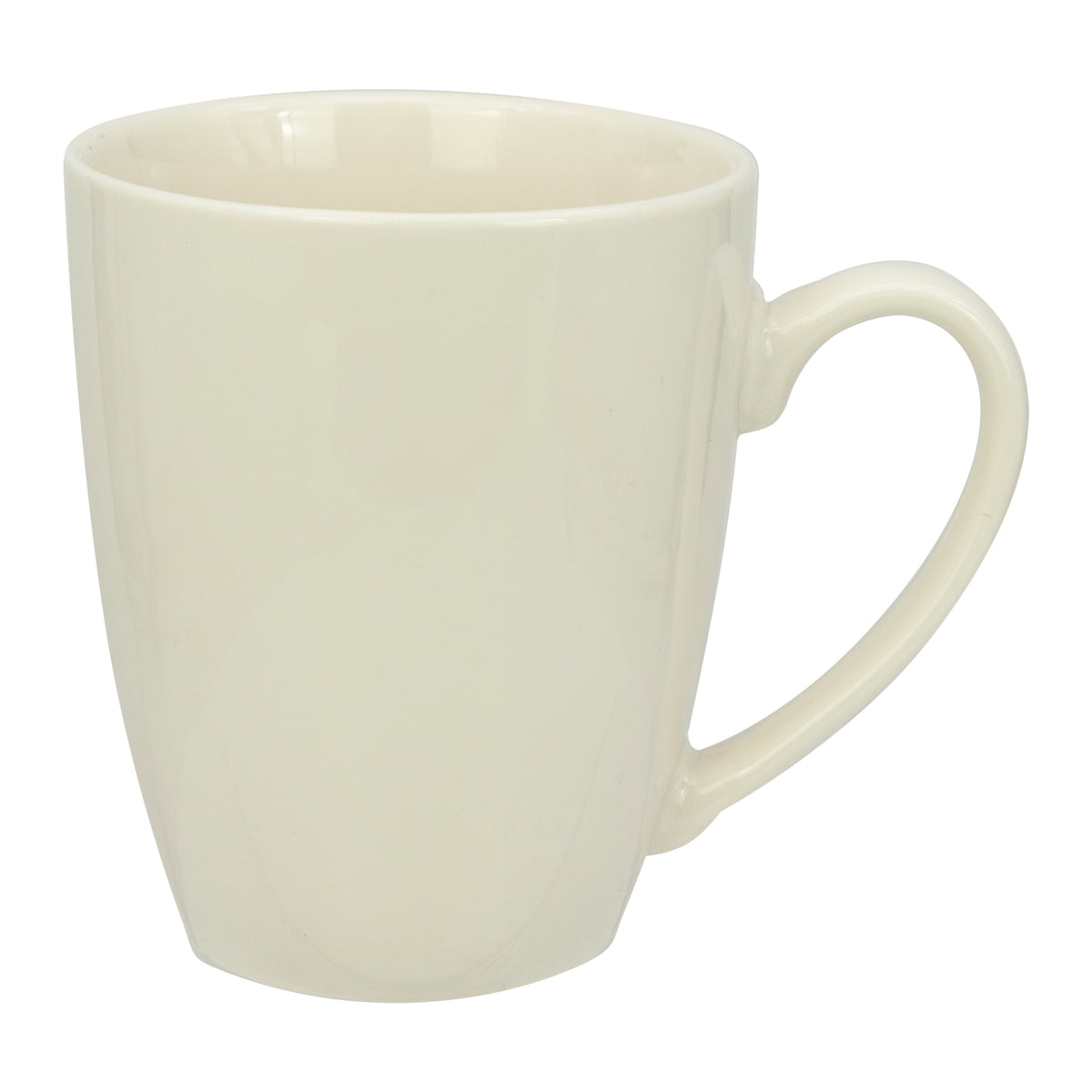 REGENT WHITE BULLET SHAPE COFFEE MUGS 4PK, 370ML