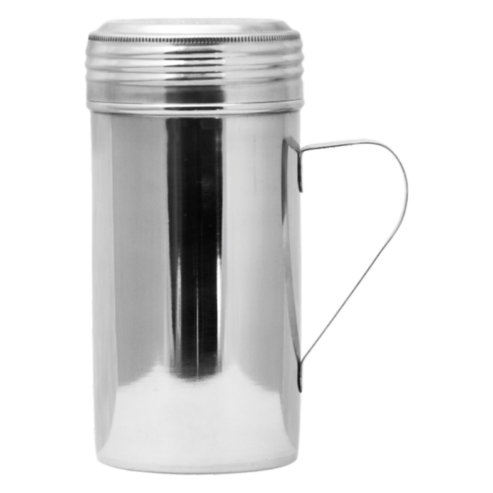 REGENT TALL DREDGE SHAKER WITH HANDLE ST STEEL, 475ML