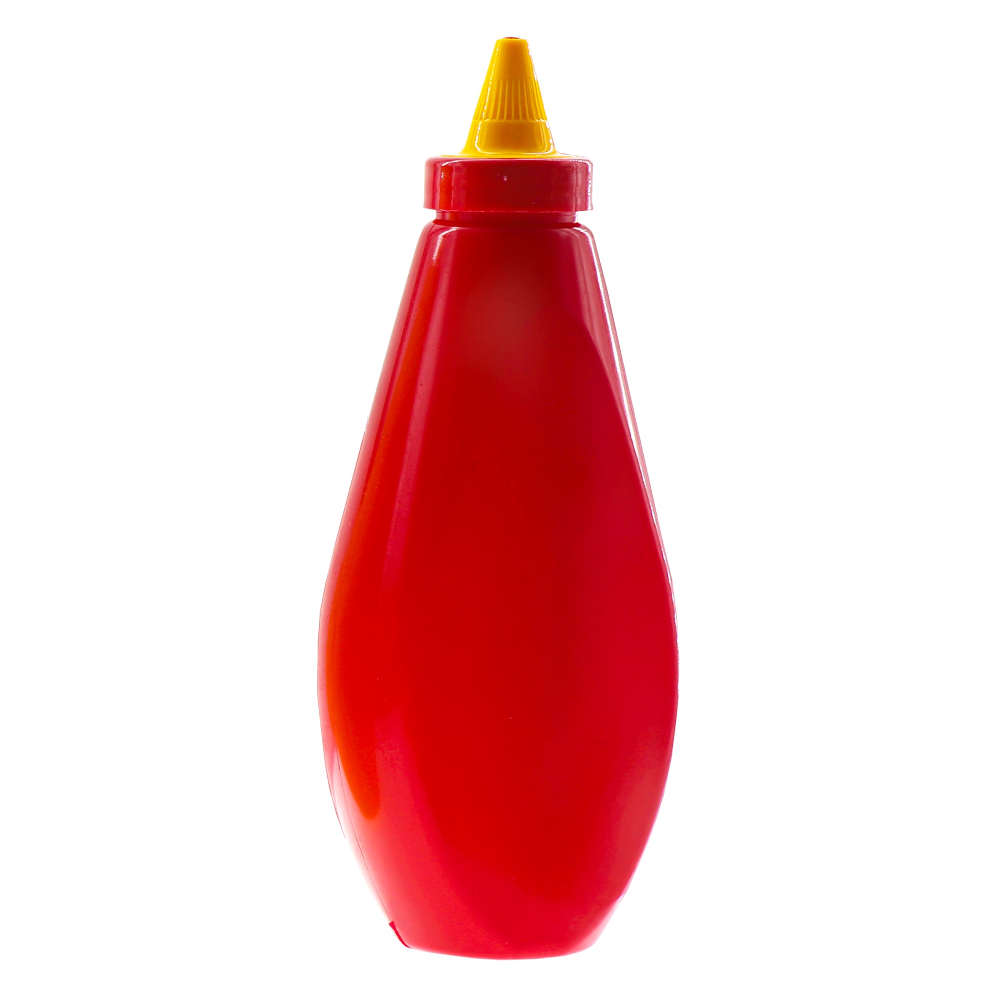 REGENT PLASTIC FLAT SQUEEZE BOTTLES ASST. COLOURS WITH CAPS 3PK, 500ML