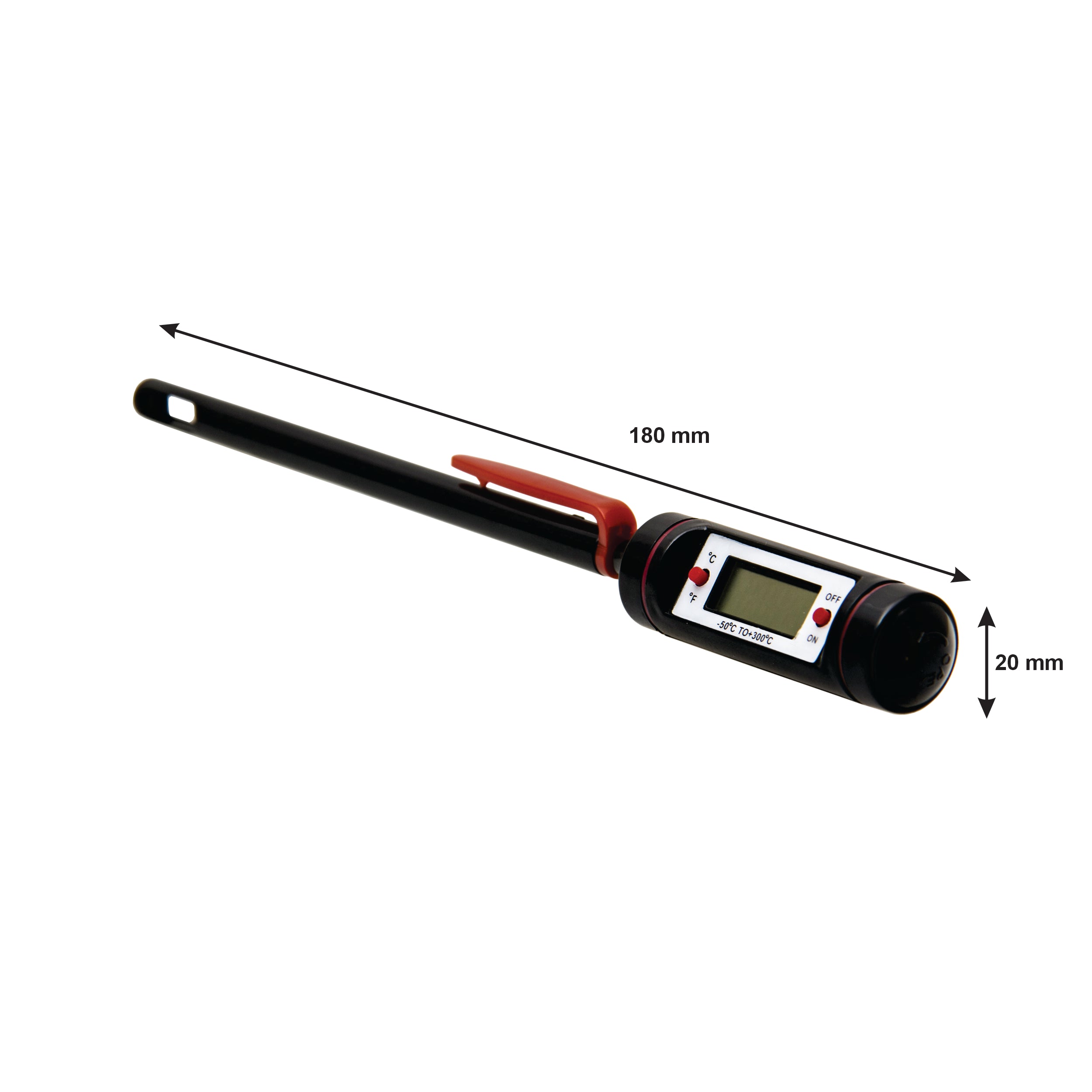 REGENT DIGITAL THERMOMETER -50 DEG. C TO +300 DEG. C WITH CLIP