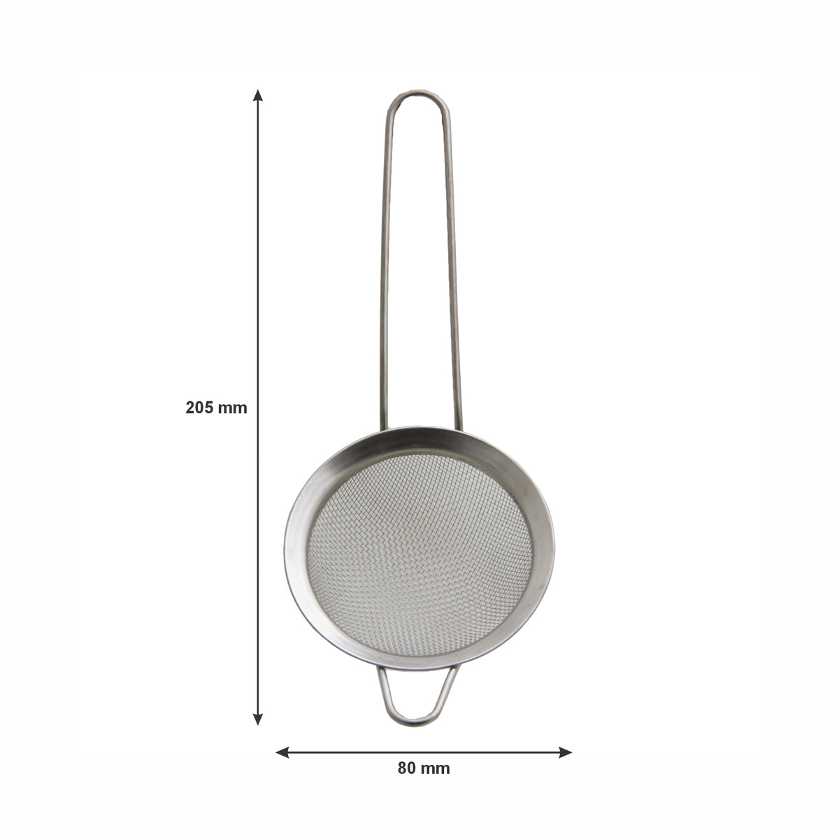 REGENT TEA STRAINER STAINLESS STEEL, 80MM DIA