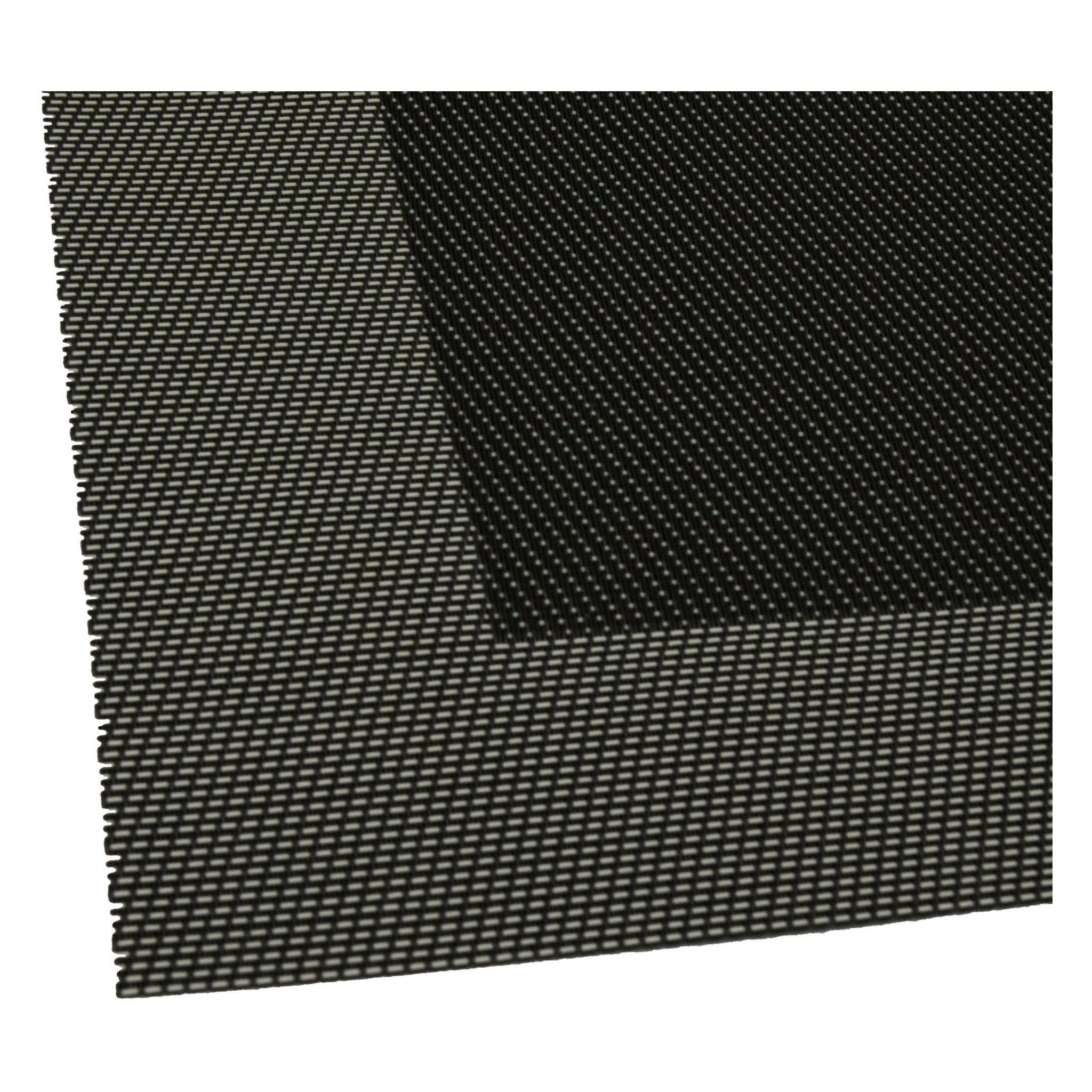 REGENT PLACE MATS WOVEN PVC BROWN WITH BORDER, 300X450MM