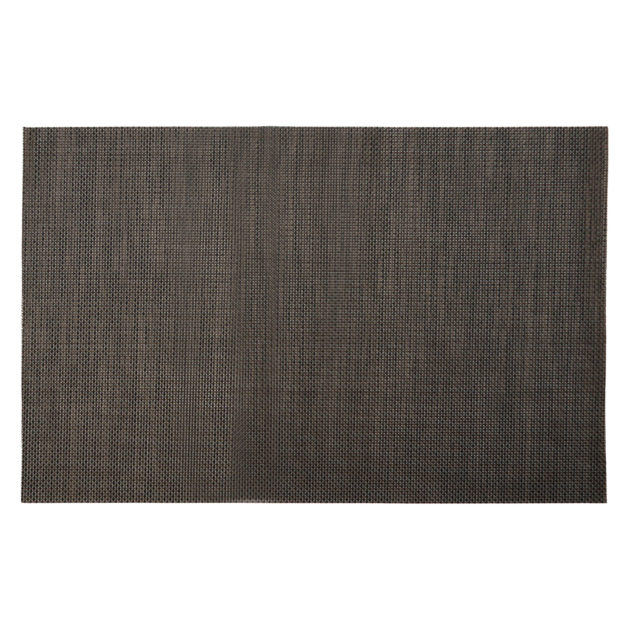REGENT PLACE MATS WOVEN PVC NEW CAMEL/BLACK, 300X450MM