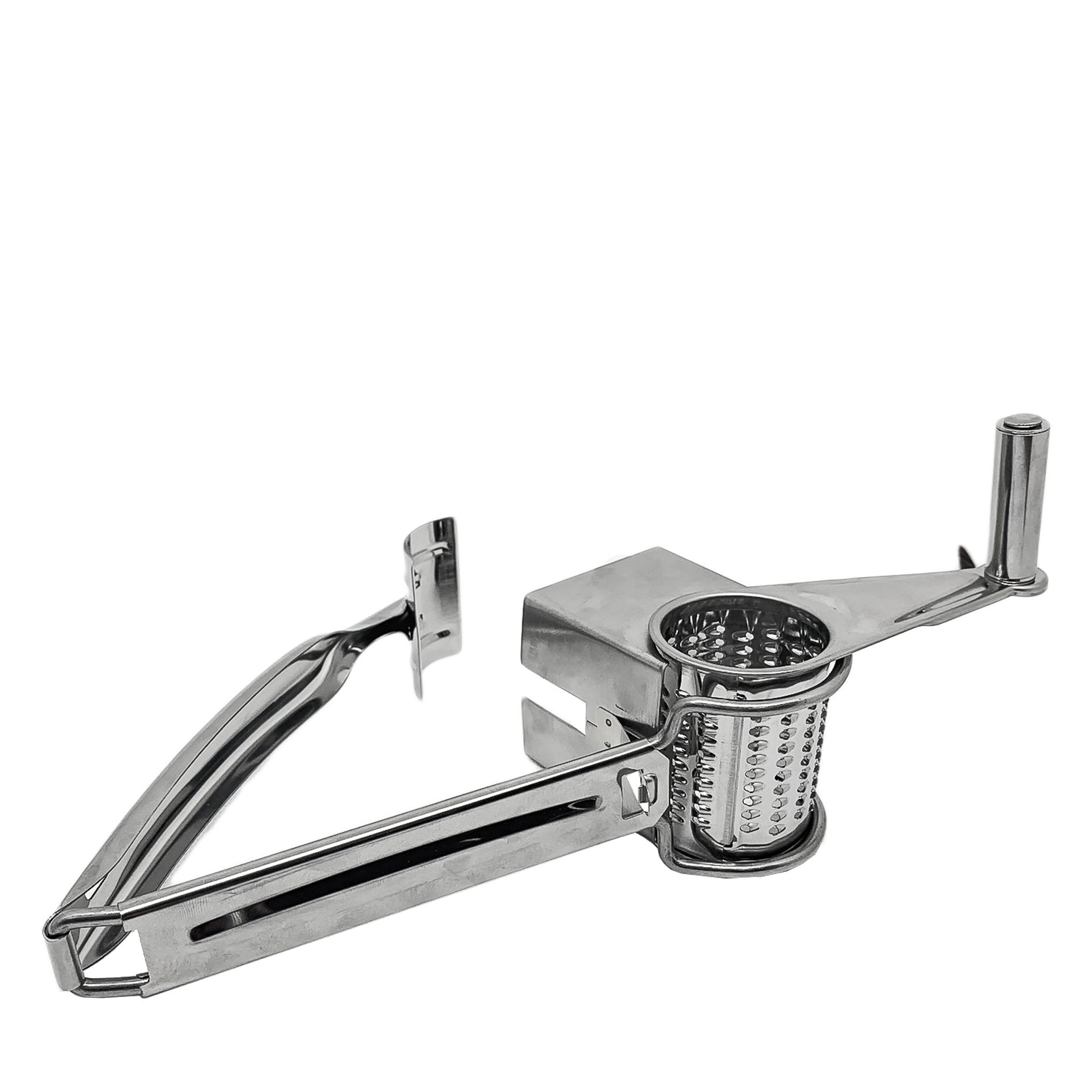 REGENT KITCHEN ROTARY CHEESE GRATER STAINLESS STEEL, 200MM
