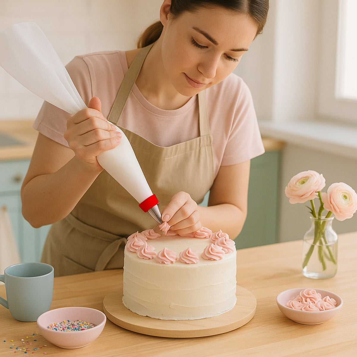 REGENT BAKEWARE CAKE ICING DECORATING, 9PCS SET