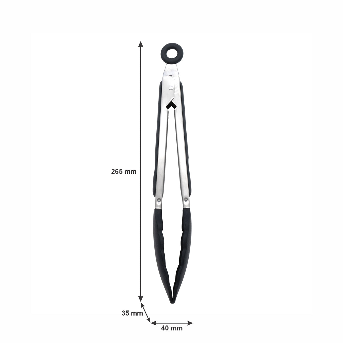 REGENT KITCHEN BASTING BRUSH AND TONG NYLON & STAINLESS STEEL 2PCS SET