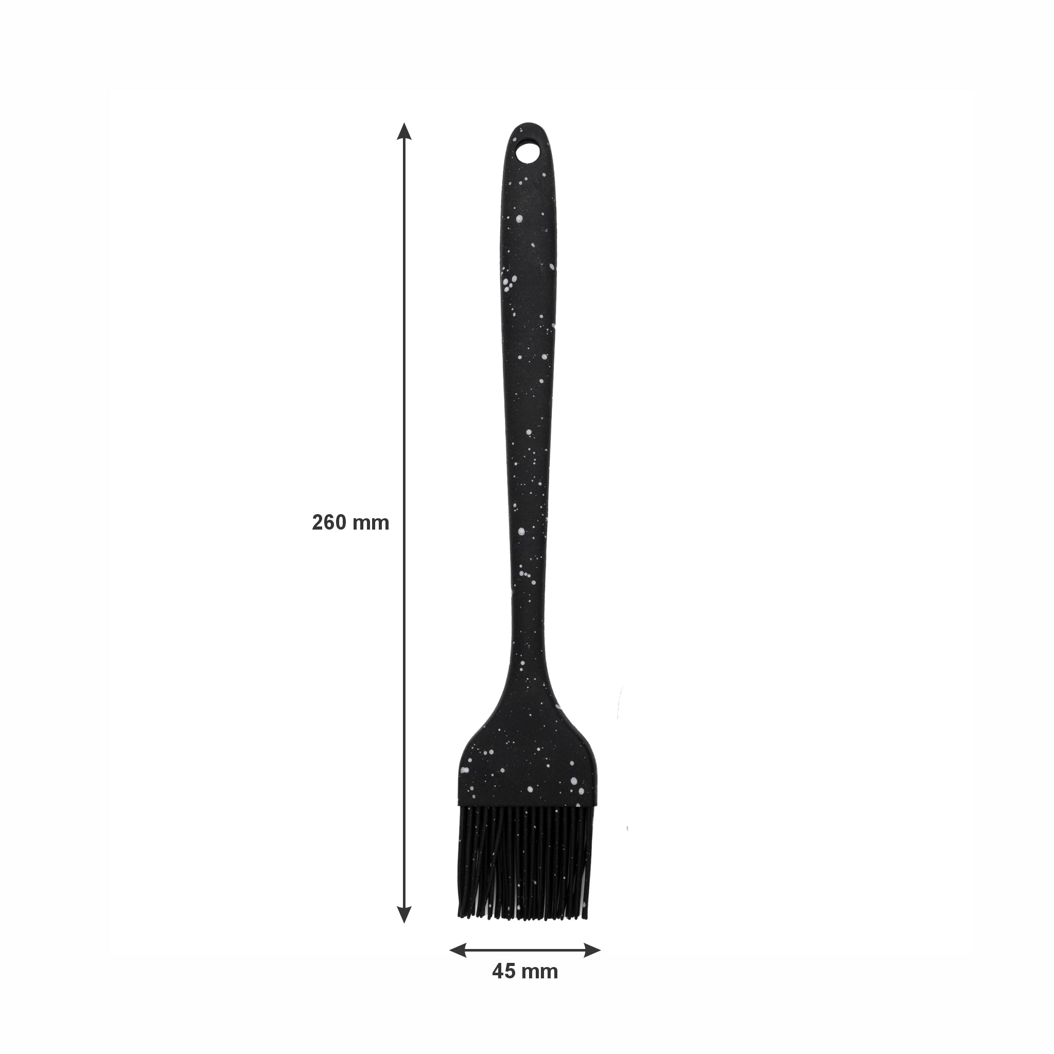 REGENT KITCHEN BASTING BRUSH AND TURNER NYLON SPECKLED BLACK 2PCS SET