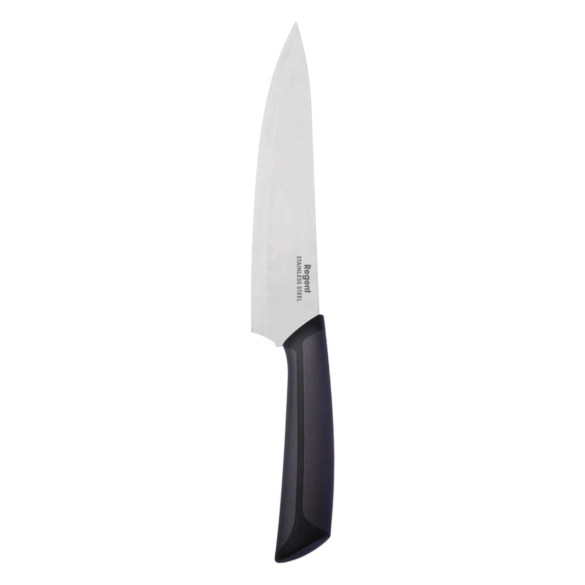REGENT KITCHEN PREMIUM CHEF KNIFE WITH BLACK AND GREY HANDLE, 325MM