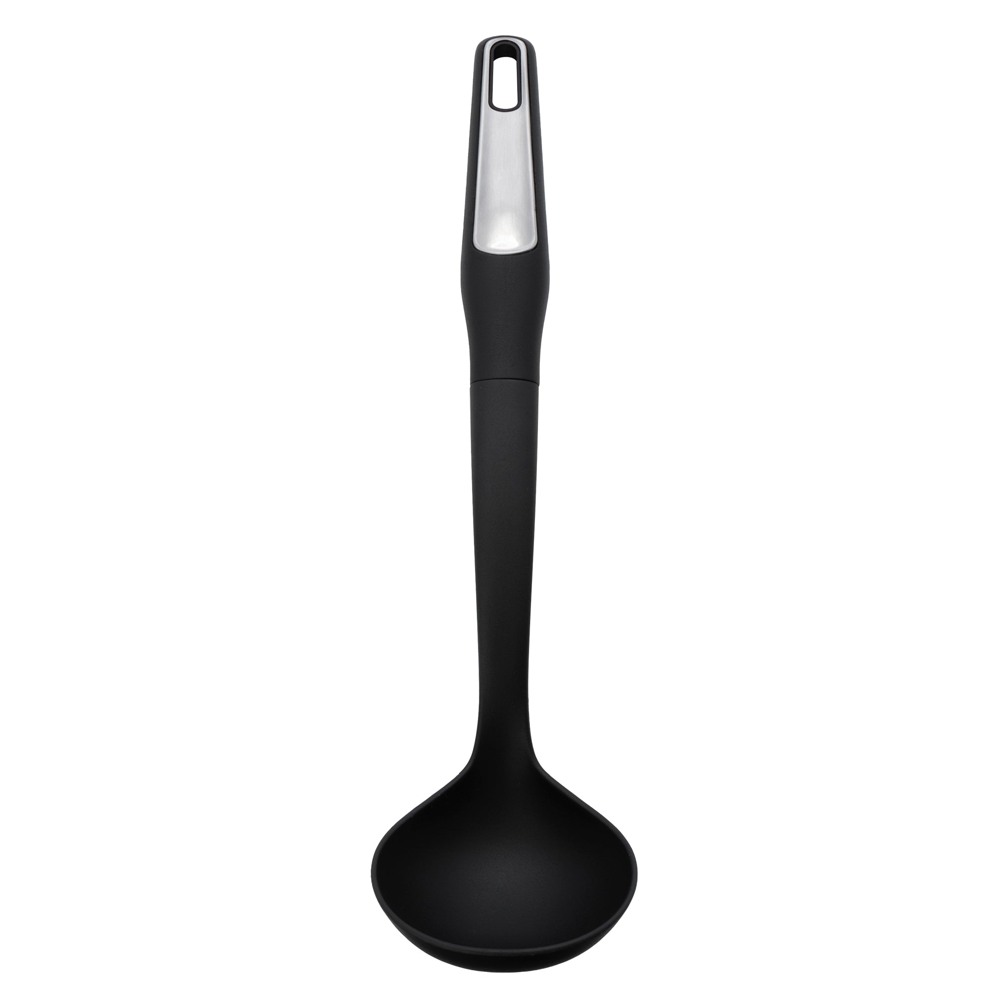 REGENT PREMIUM LADLE BLACK NYLON WITH PP+SS HANDLE, 330MM