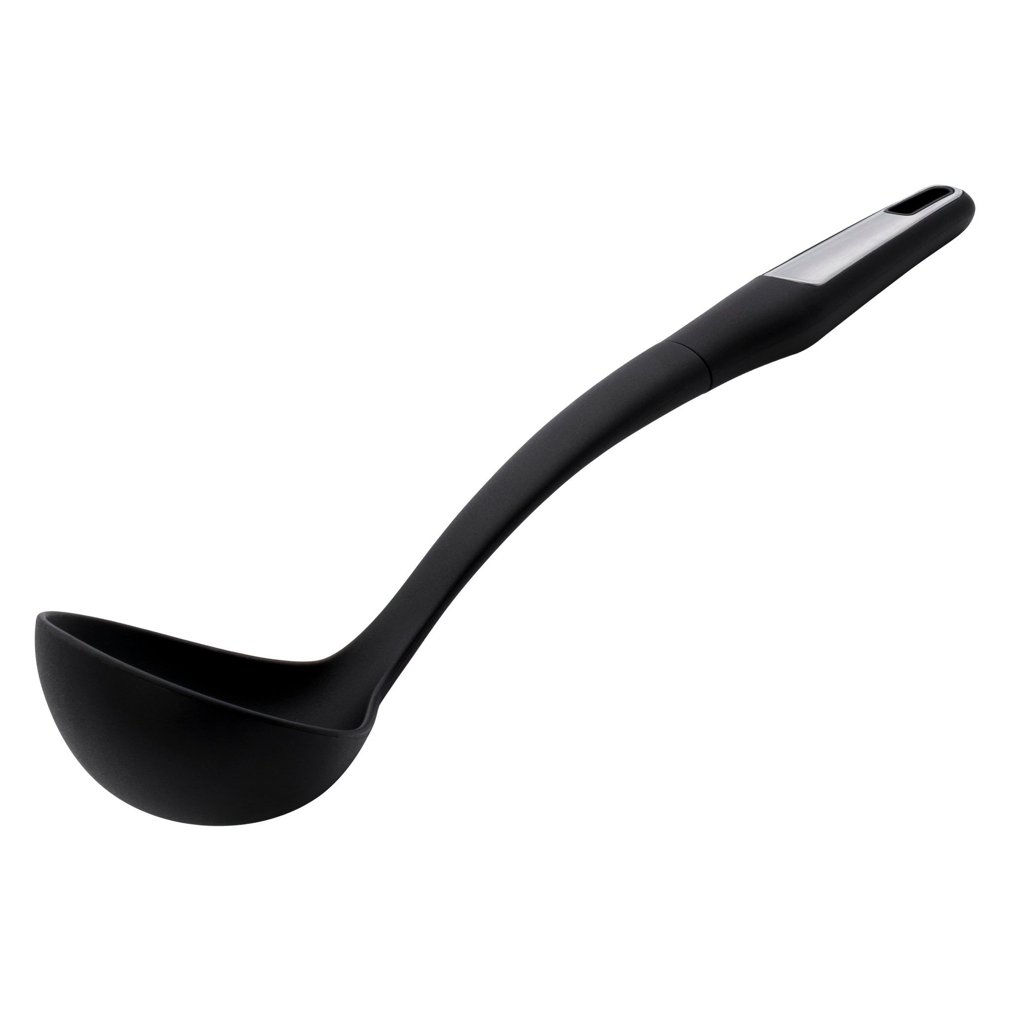 REGENT PREMIUM LADLE BLACK NYLON WITH PP+SS HANDLE, 330MM