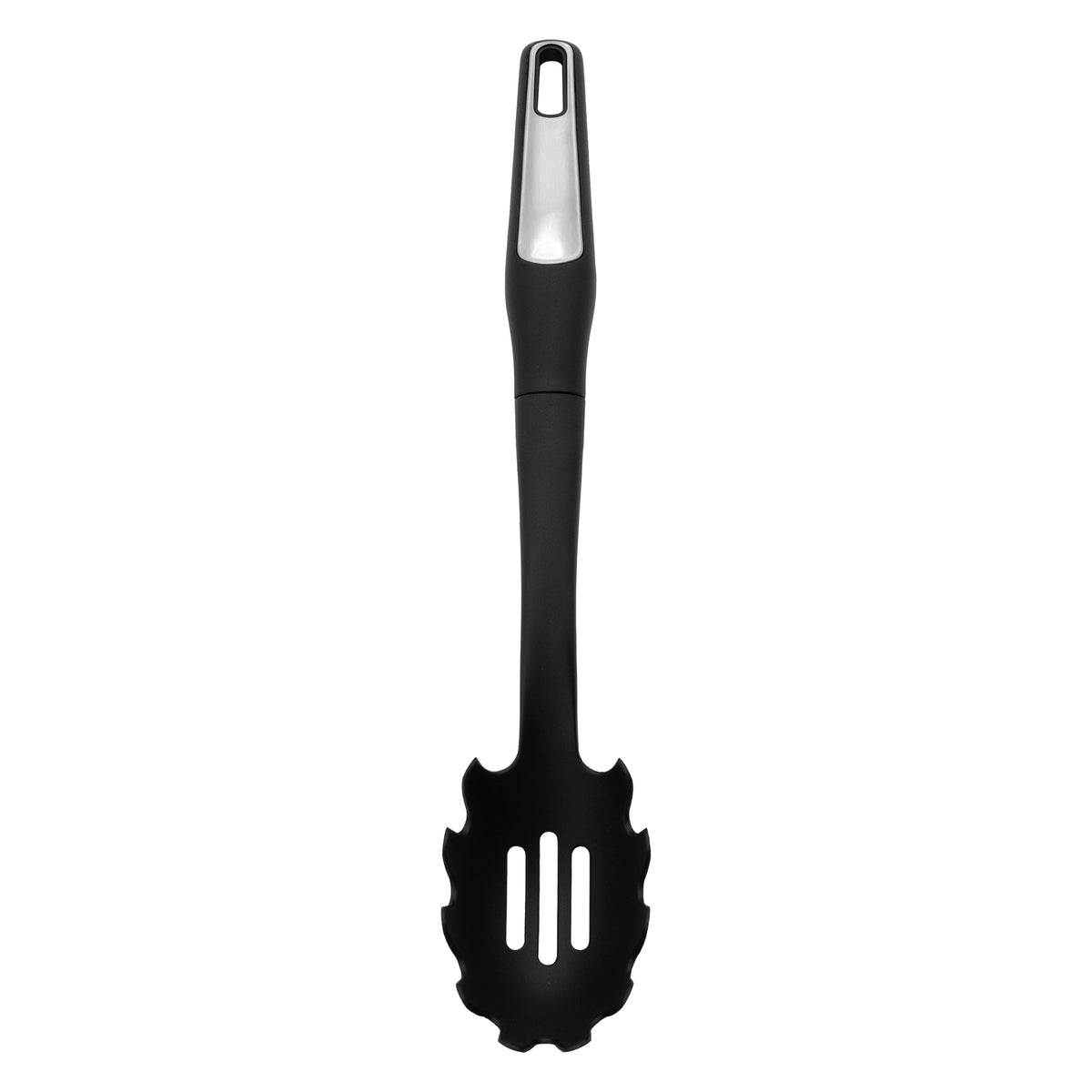 REGENT PREMIUM SPAGHETTI SERVING SPOON BLACK NYLON WITH PP+SS HANDLE, 350MM