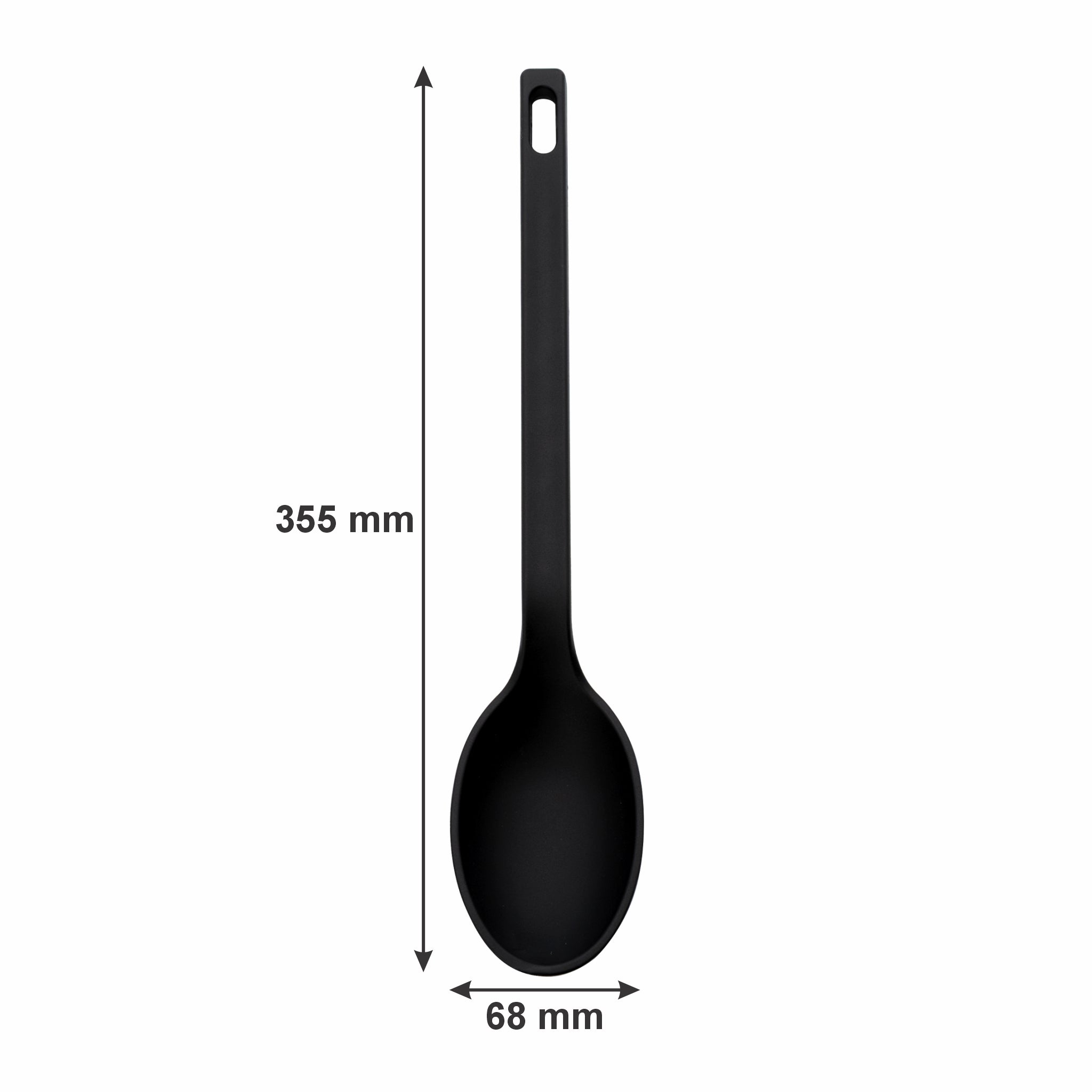 REGENT PREMIUM KITCHEN TOOLS BLACK NYLON 5PCS SET, 355MM