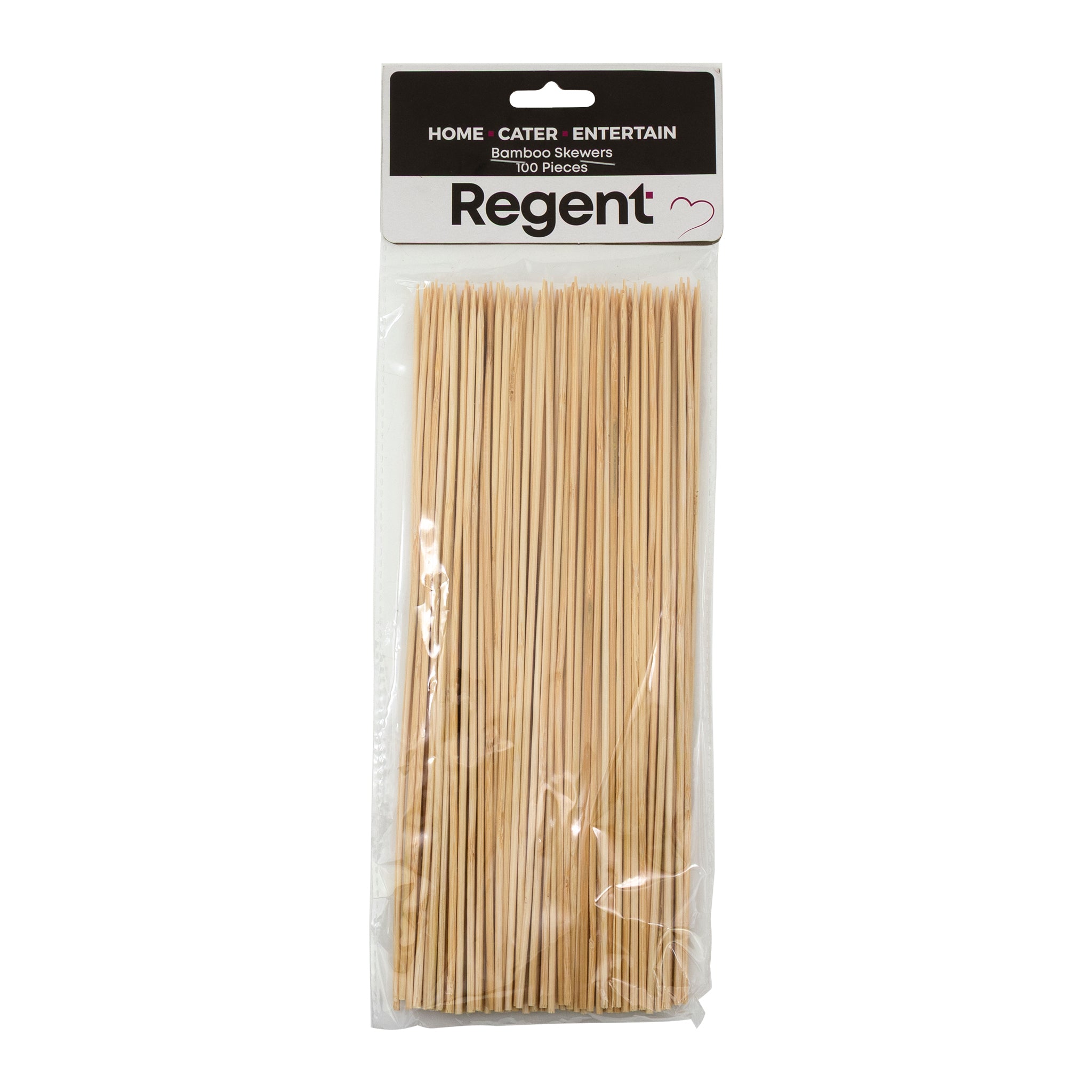 REGENT BAMBOO SKEWERS 100PK, 250MM