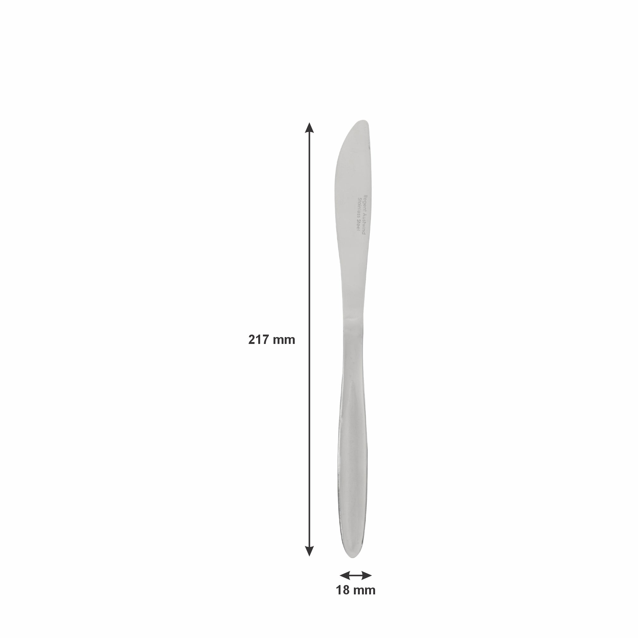 REGENT CUTLERY AUSTWIND (ELOFF) TABLE KNIFE ST STEEL, 12PK