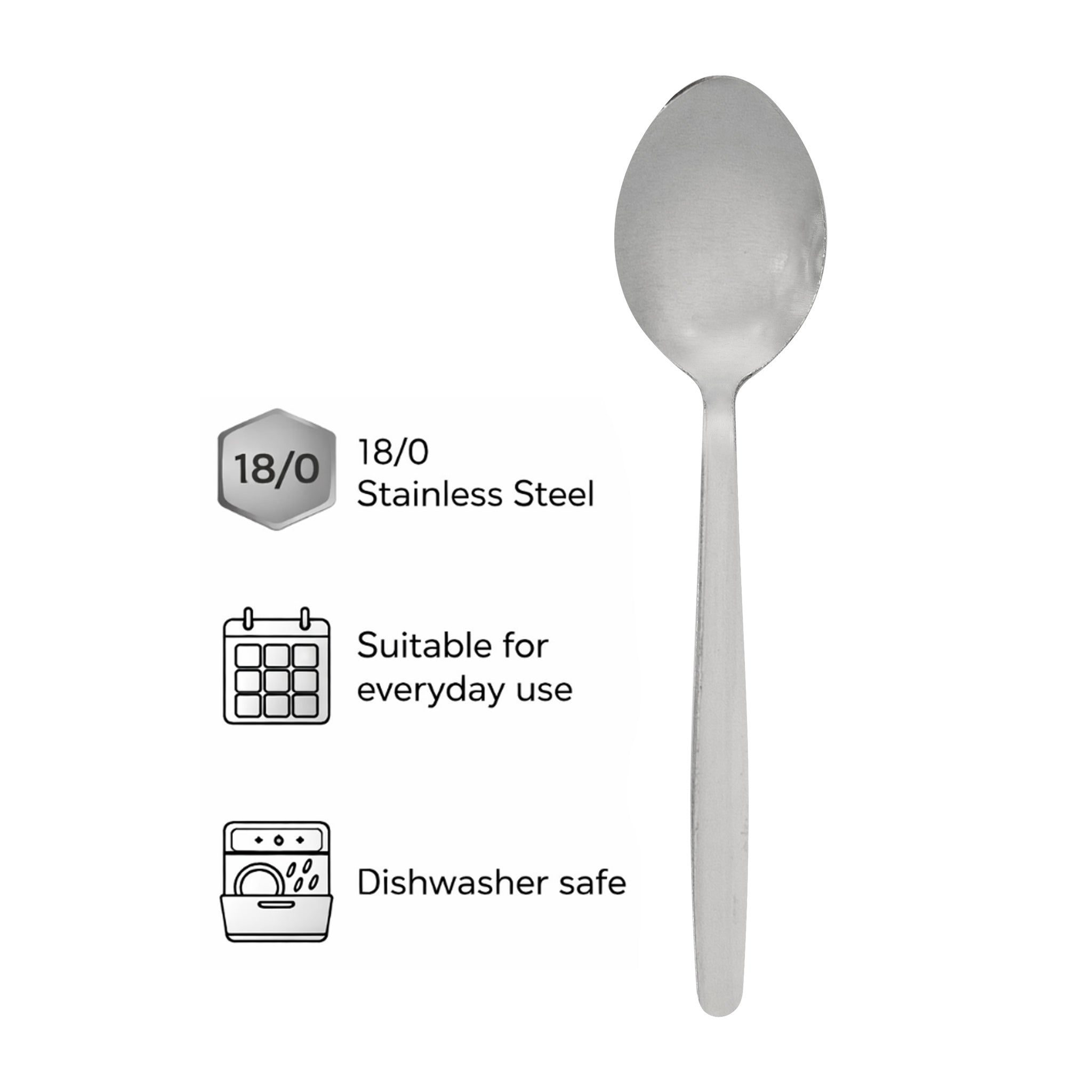 REGENT CUTLERY AUSTWIND (ELOFF) TEASPOON ST STEEL, 12PK