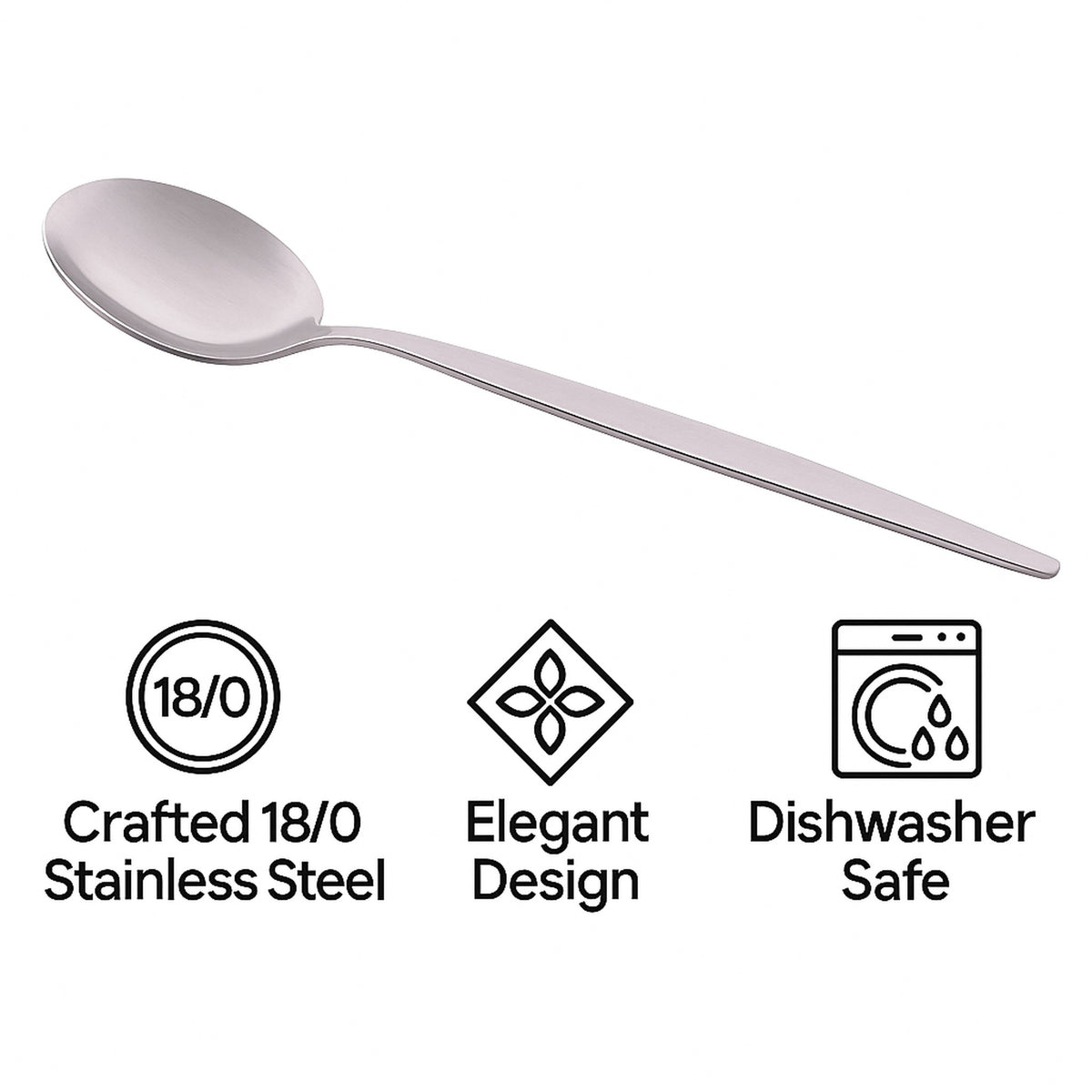 REGENT CUTLERY AUSTWIND (ELOFF) SOUP SPOON ST STEEL, 4PK