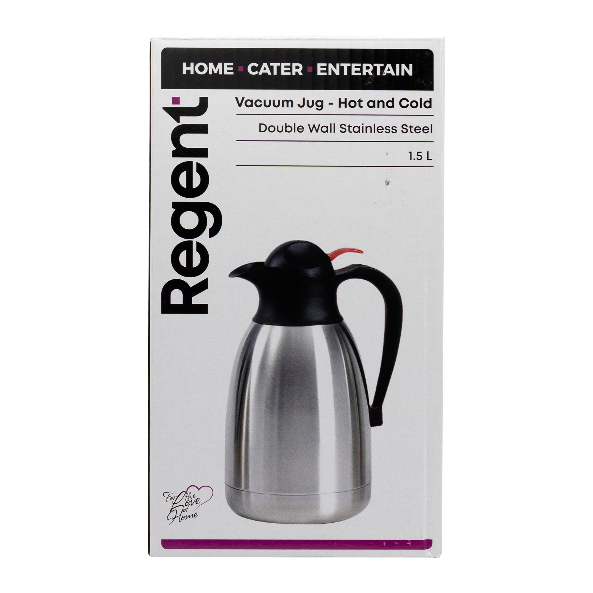 REGENT VACUUM JUG DOUBLE WALLED STAINLESS STEEL, 1.5L