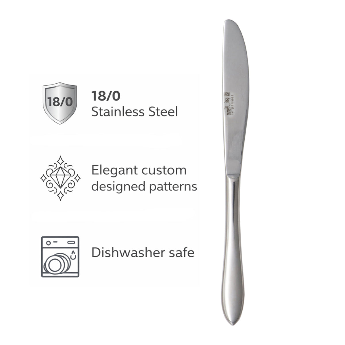 ST. JAMES CUTLERY KENSINGTON TABLE KNIFE 12PK