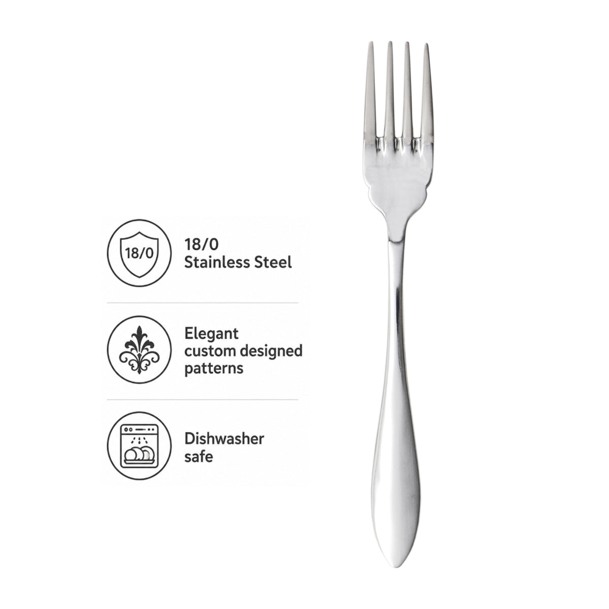 ST. JAMES CUTLERY KENSINGTON FISH FORK 12PK