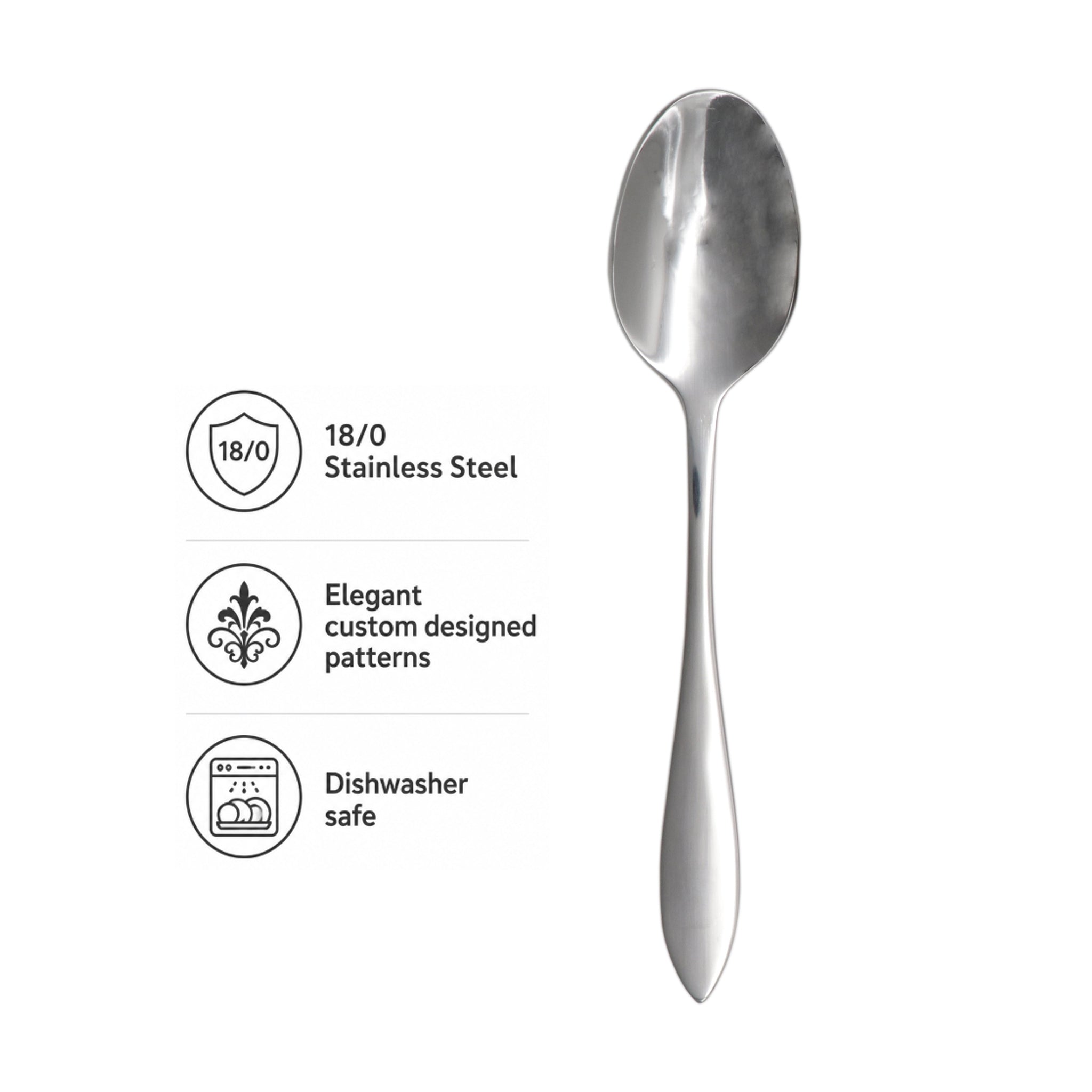 ST. JAMES CUTLERY KENSINGTON TABLE SERVING SPOON 12PK