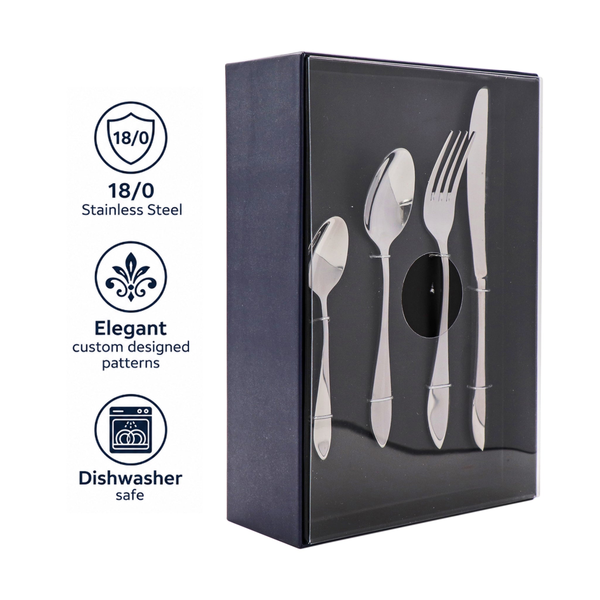 ST. JAMES CUTLERY KENSINGTON GIFT BOX 24PK SET