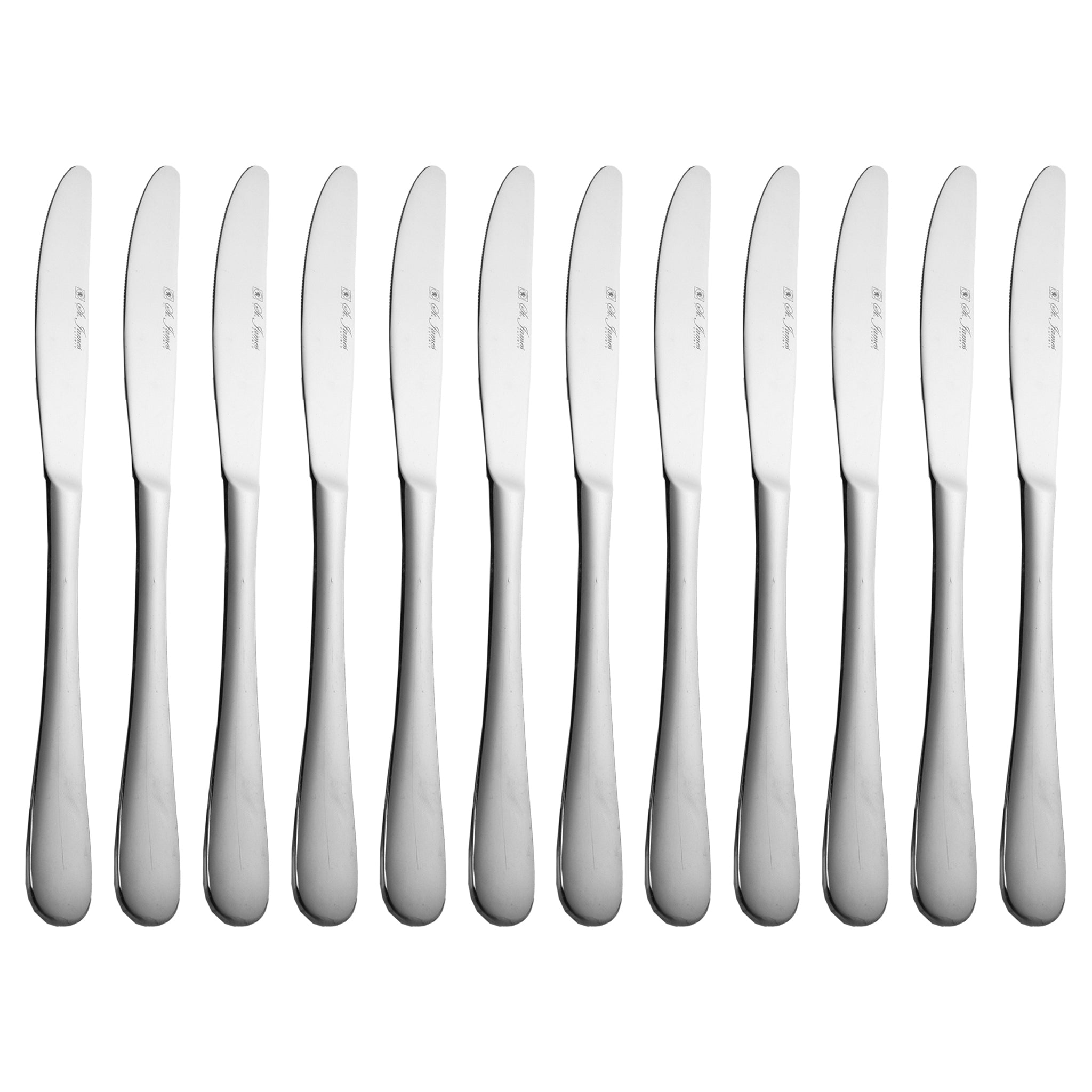ST. JAMES CUTLERY OXFORD TABLE KNIFE, 12PK