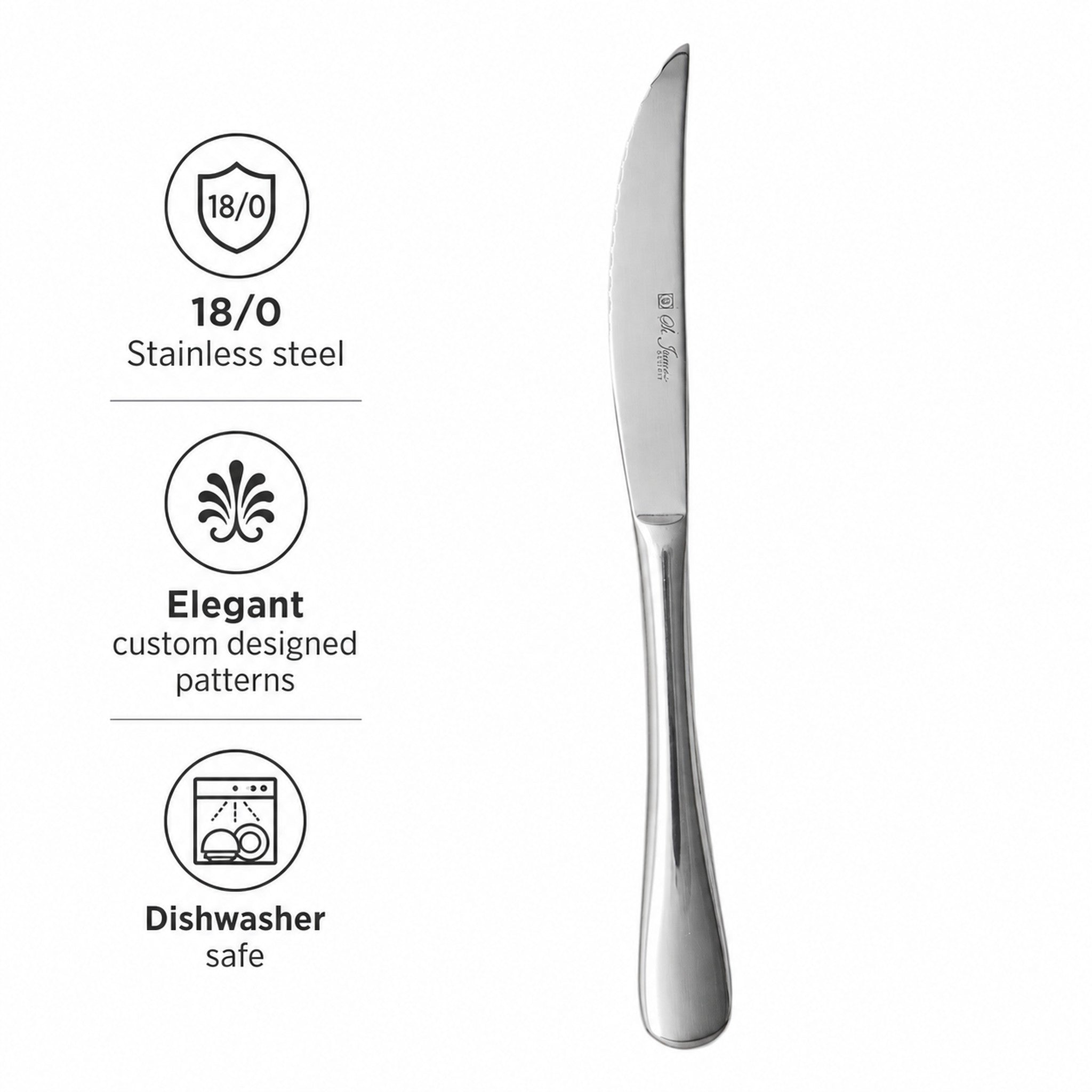 ST. JAMES CUTLERY OXFORD STEAK KNIFE 12PK