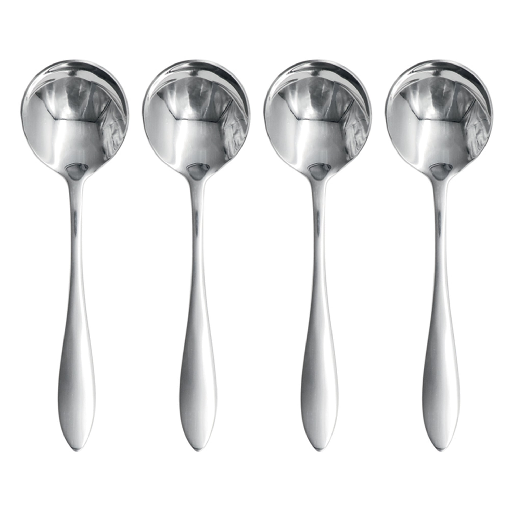 ST. JAMES CUTLERY KENSINGTON SOUP SPOON 4PK HANG CARD