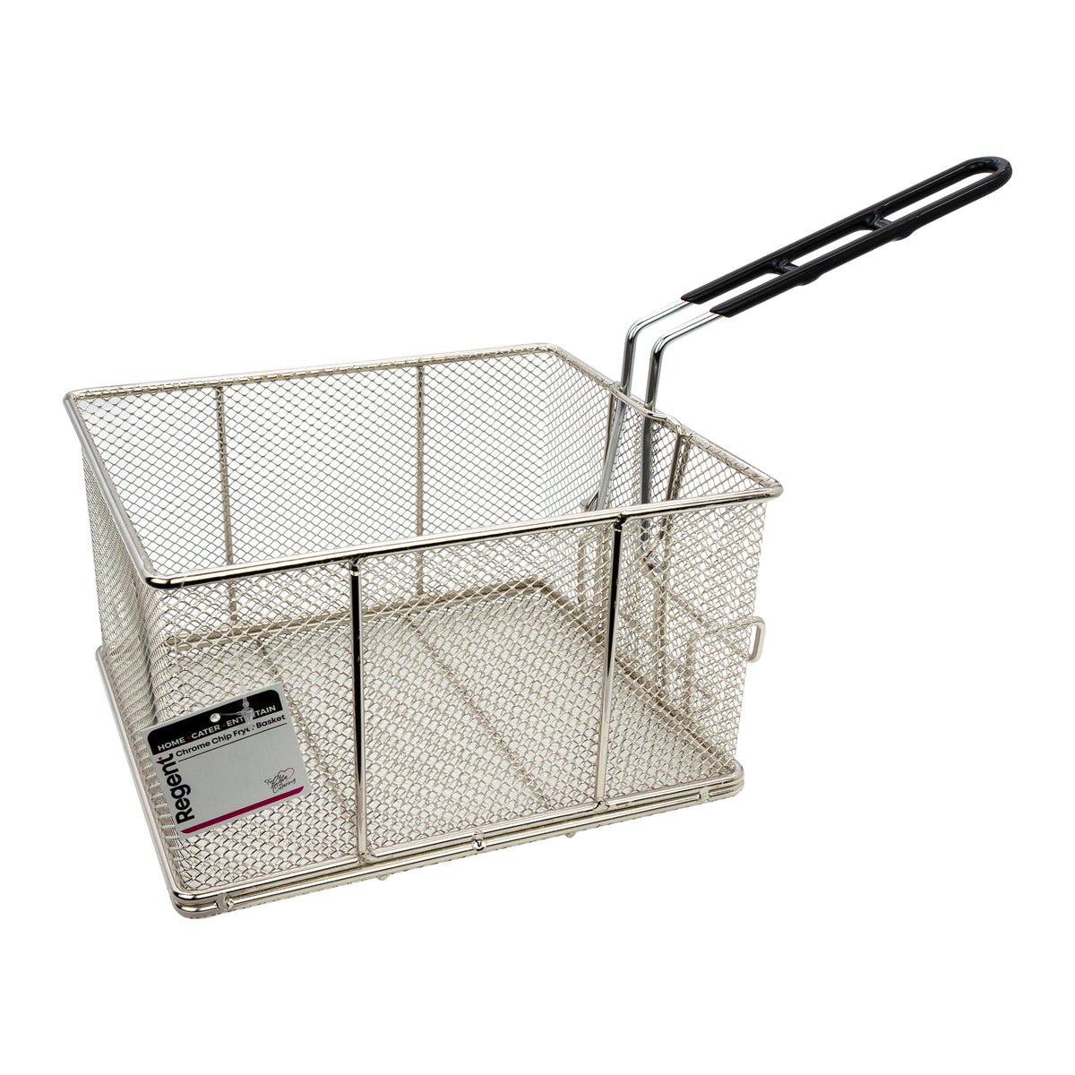 REGENT CHROME CHIP FRYER BASKET, 365X185MM