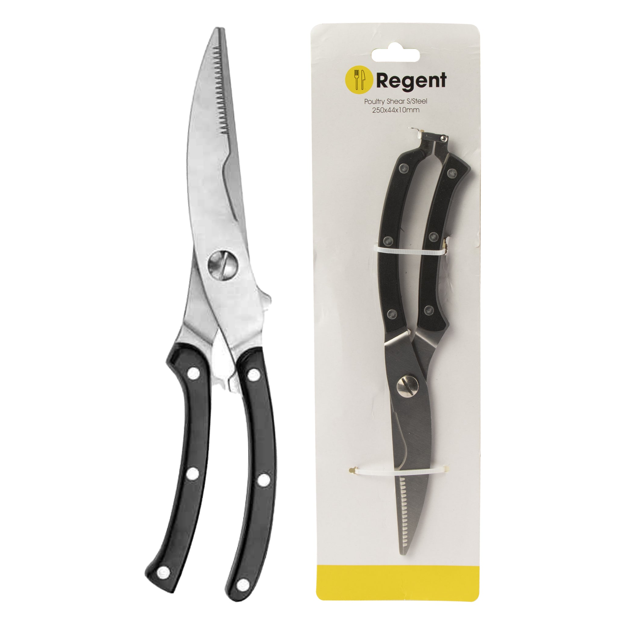 REGENT KITCHEN POULTRY SHEAR STAINLESS STEEL, 250MM