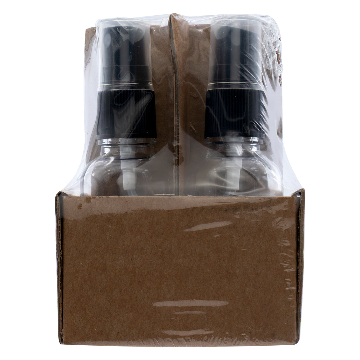 REGENT GLASS MIST SPRAY BOTTLES WITH BLACK LIDS 4PK, 35ML
