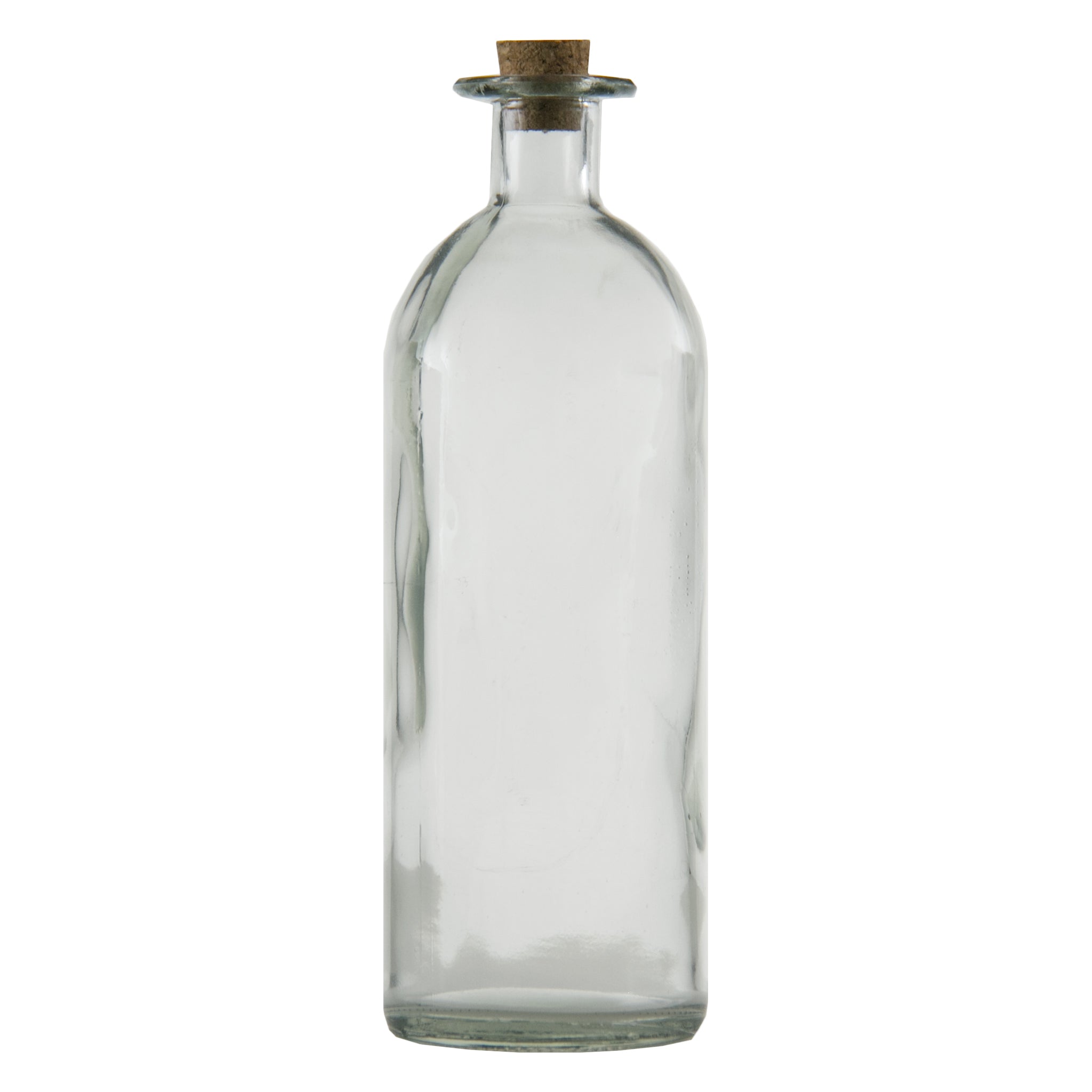 REGENT GLASS BOTTLE WITH CORK LID, 500ML