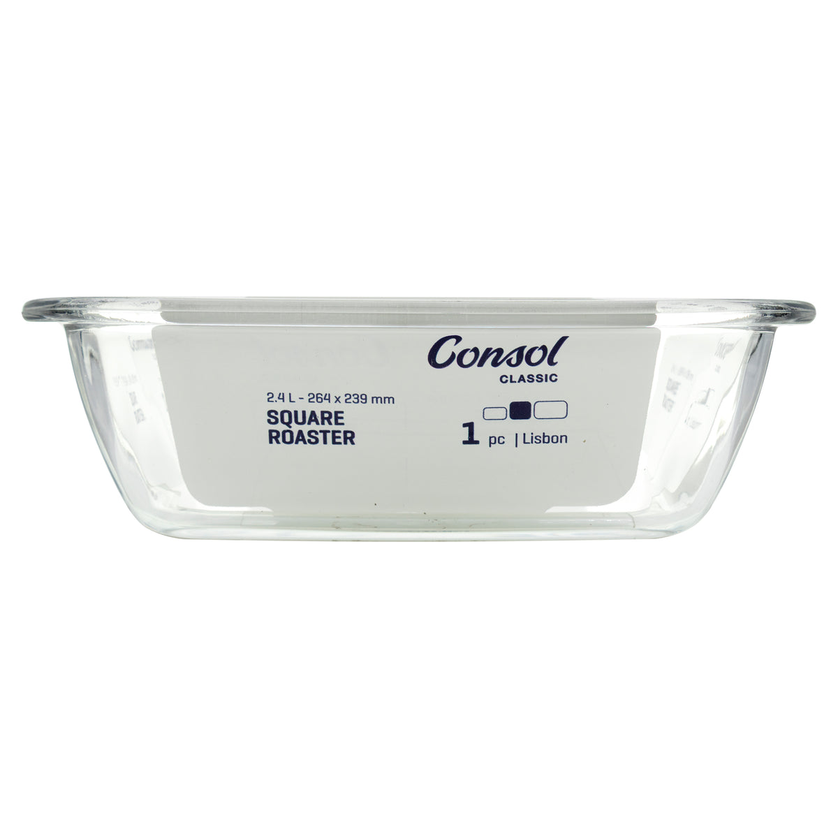 CONSOL LISBON SQUARE ROASTER, 2.4L