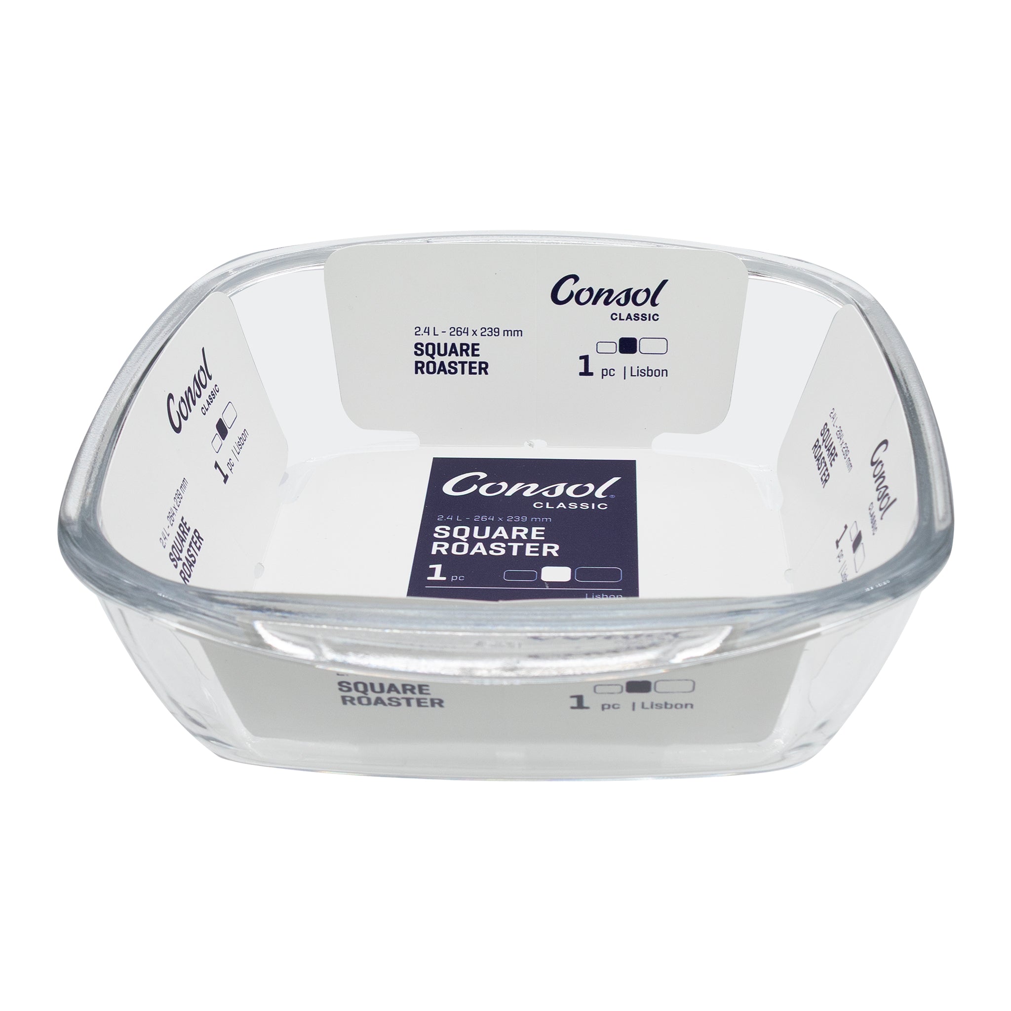 CONSOL LISBON SQUARE ROASTER, 2.4L