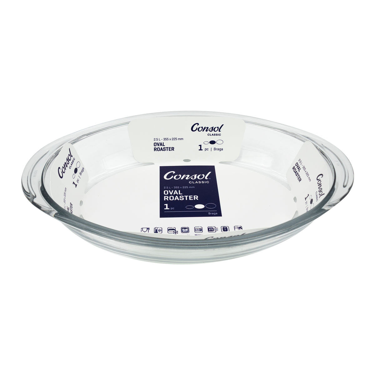 CONSOL BRAGA OVAL ROASTER, 2.5L
