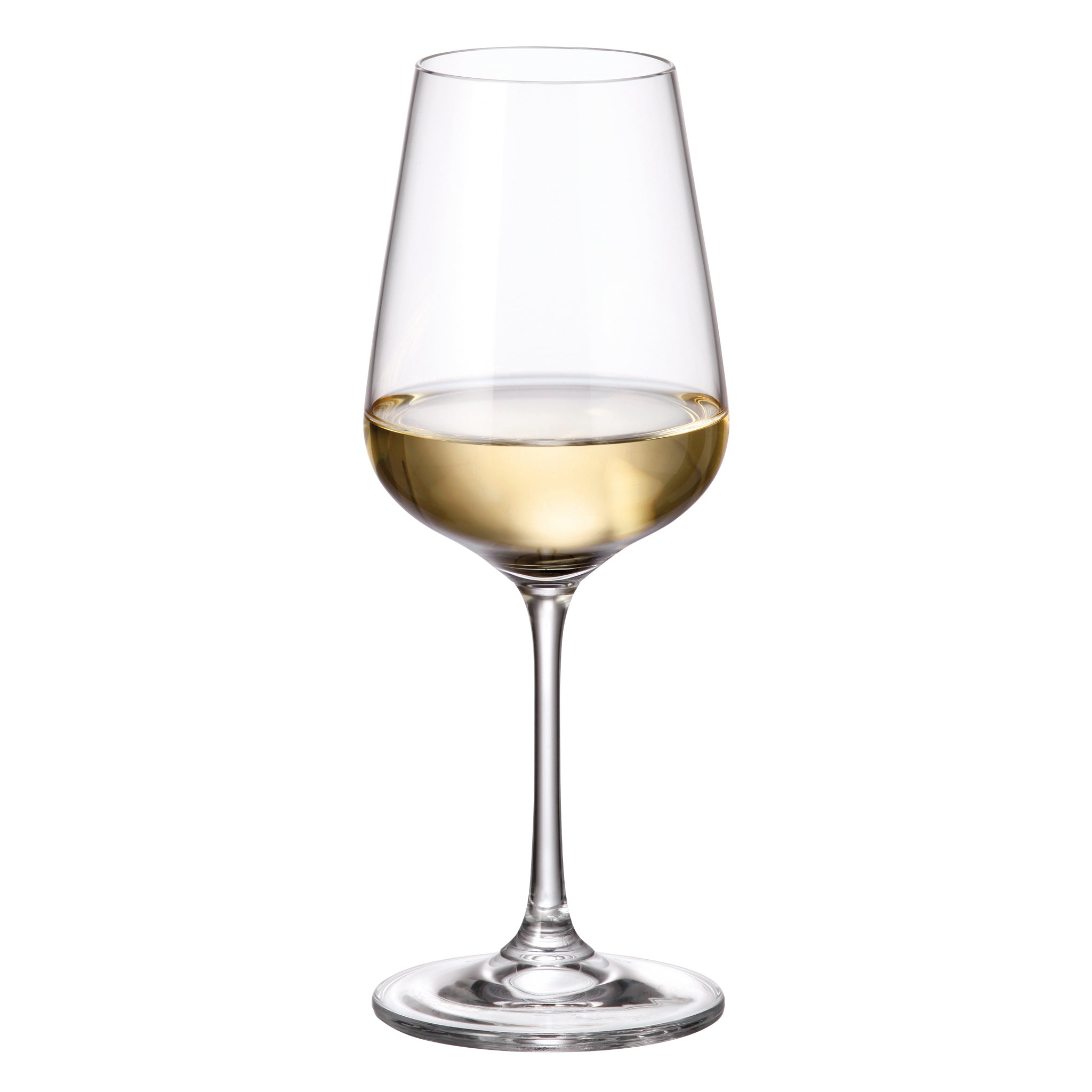 CONSOL SIGNATURE VIENNA CRYSTAL STEM WHITE WINE GLASS 4PK, 360ML