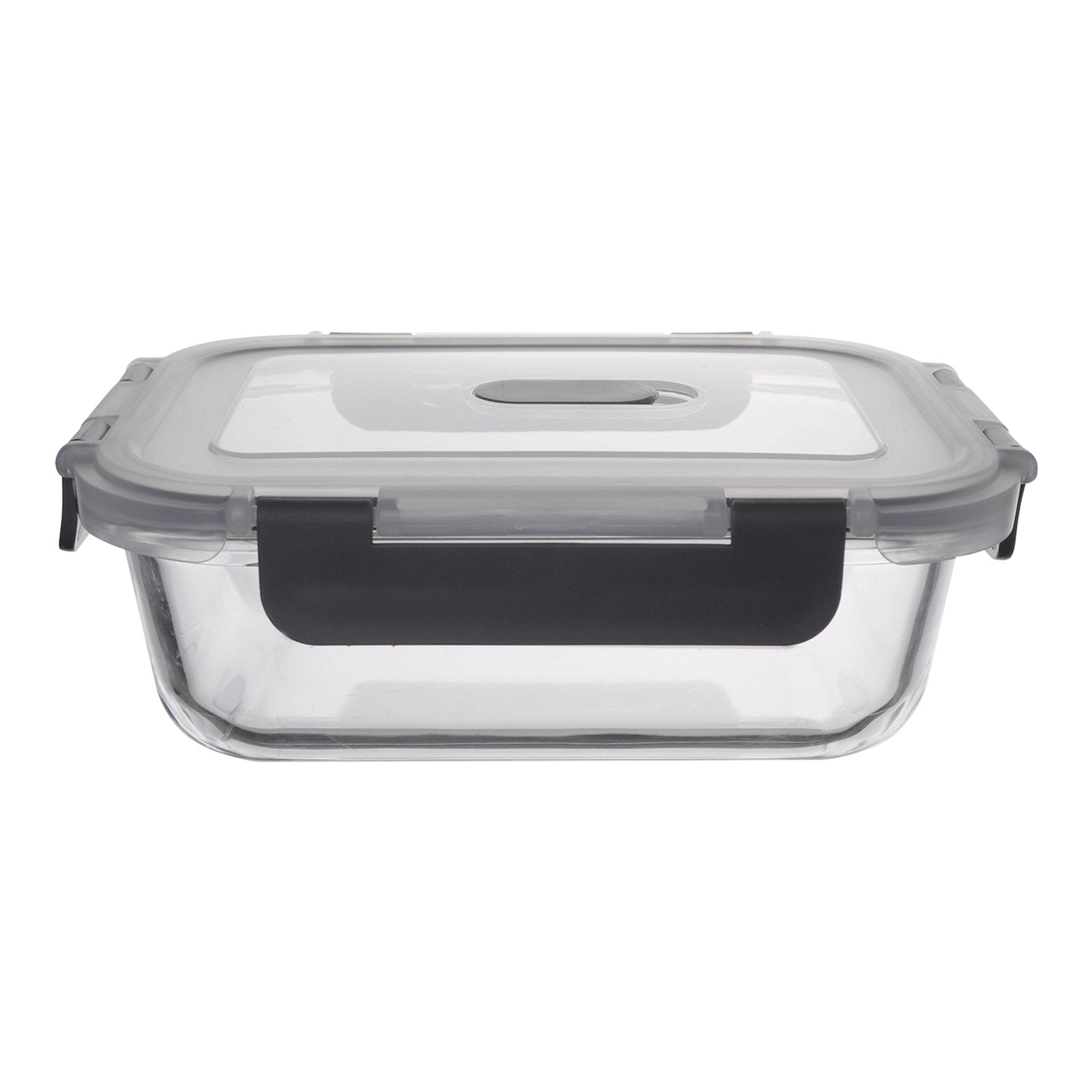 CONSOL MADRID RECT. STORAGE CONTAINER WITH VENTED CLIP ON LID, 370ML